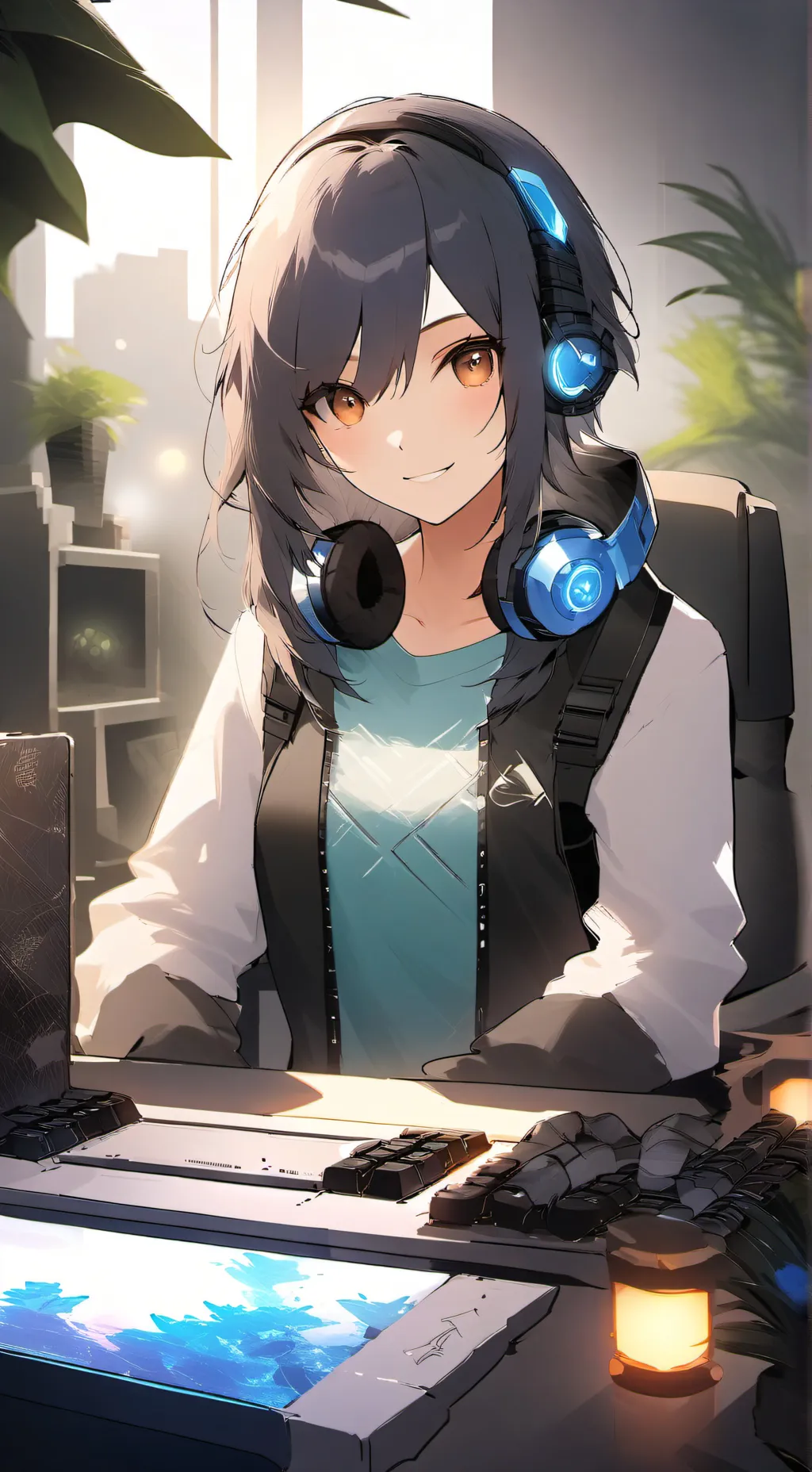 ai character: Byte background