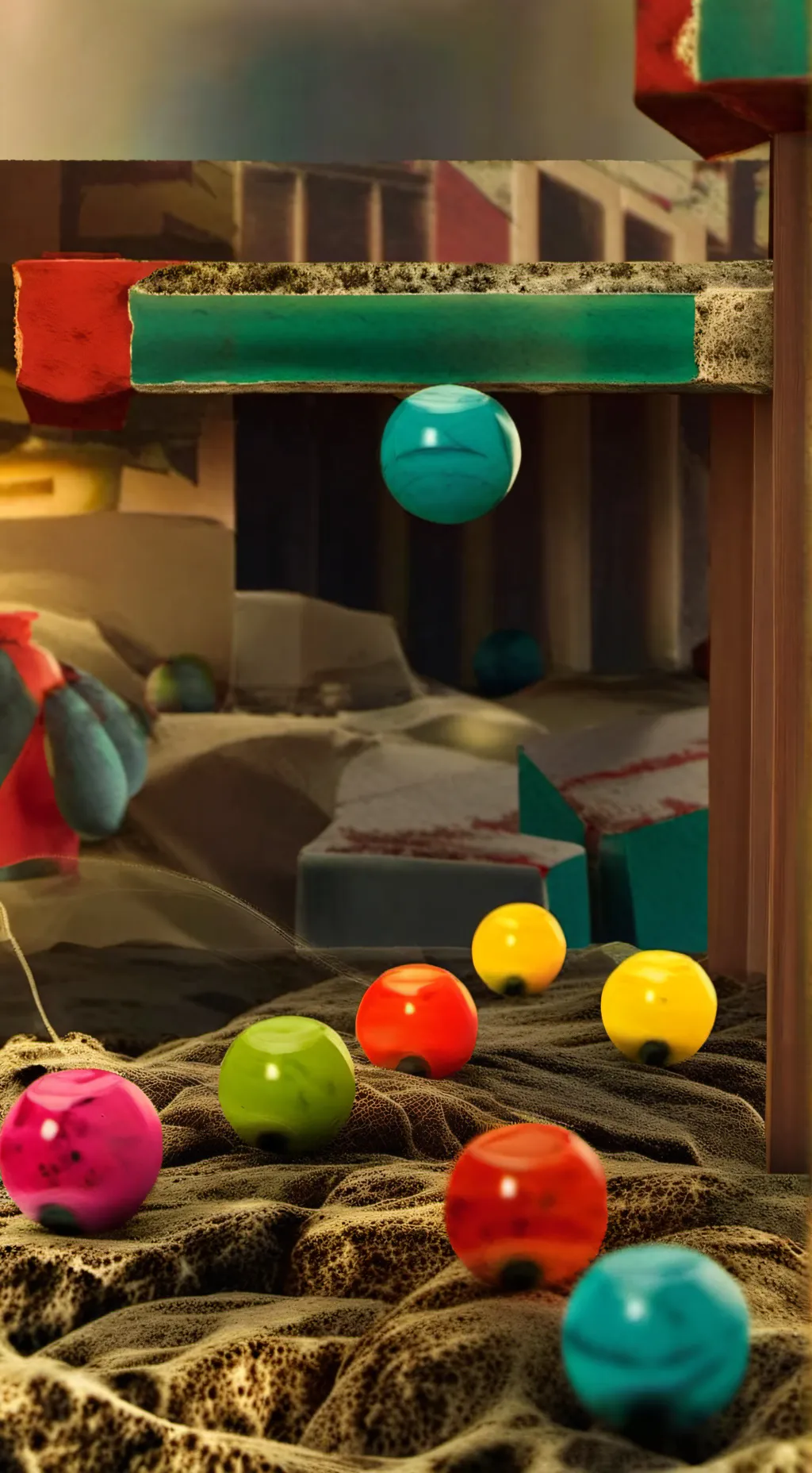 ai character: Squid Game Marbles background