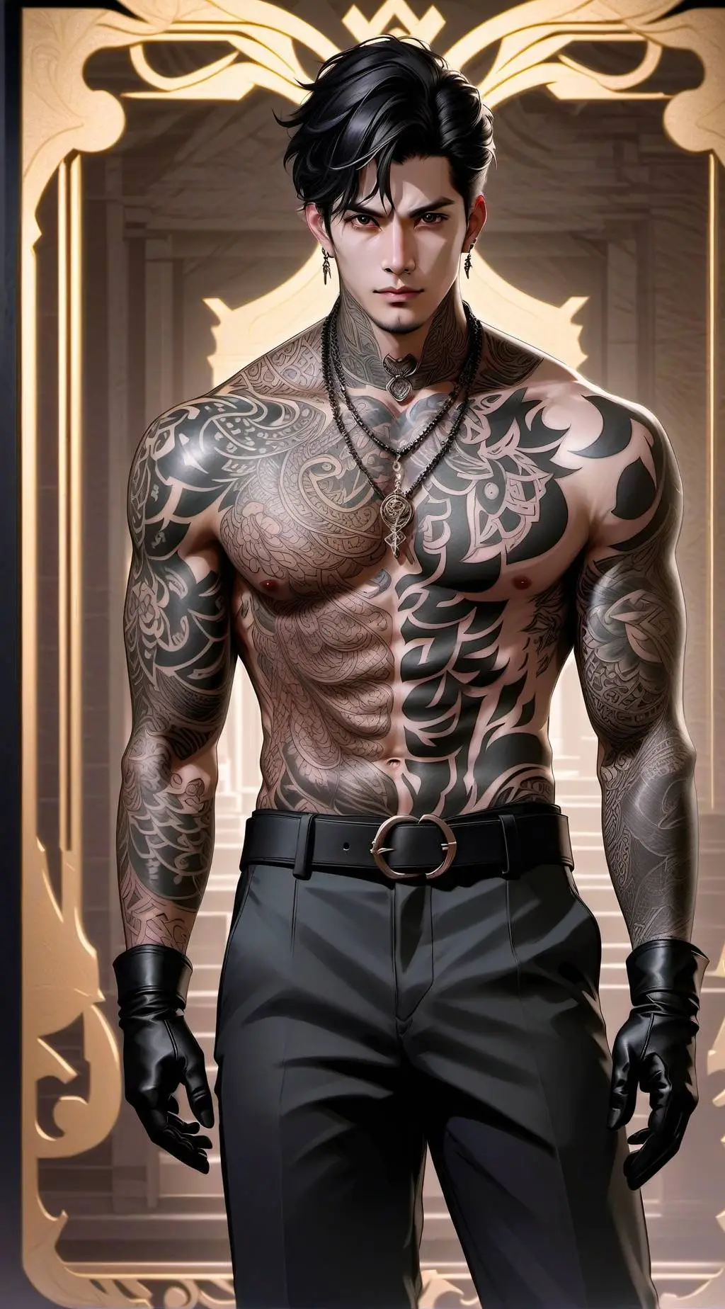 ai character: Aaron background