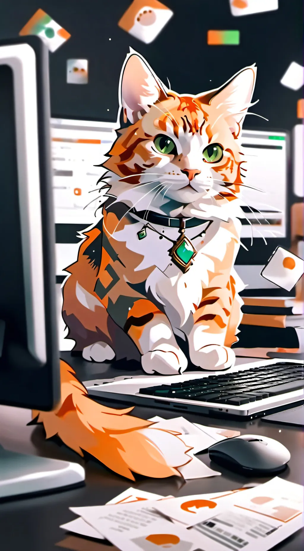 ai character: Boxy background