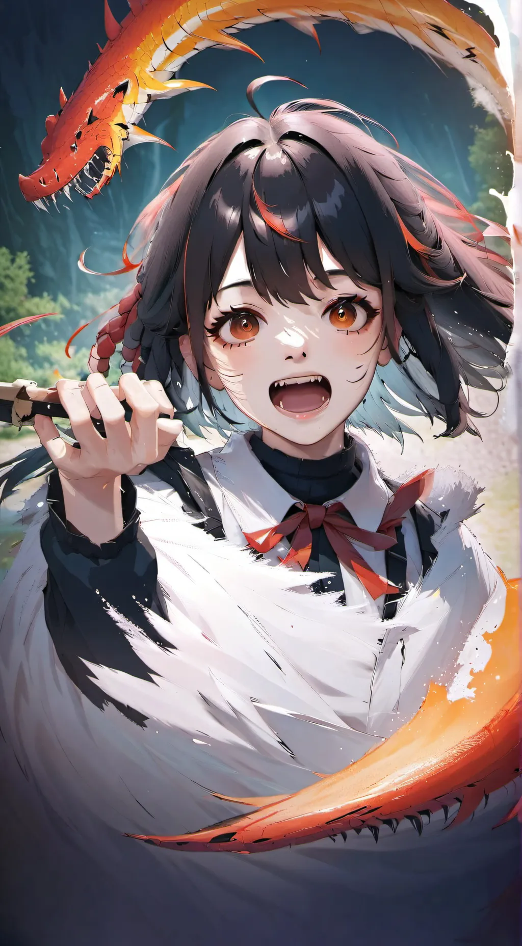 ai character: giantess background