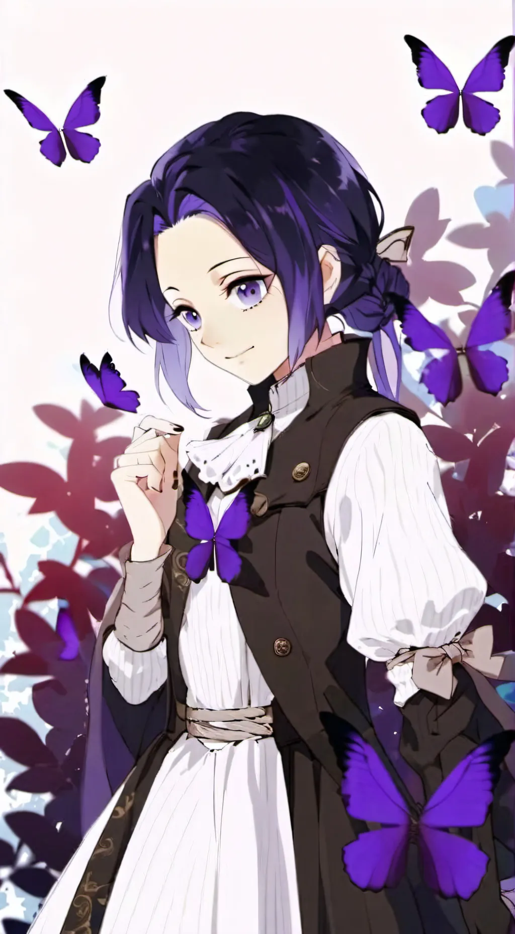 ai character: Shinobu kocho :3 background