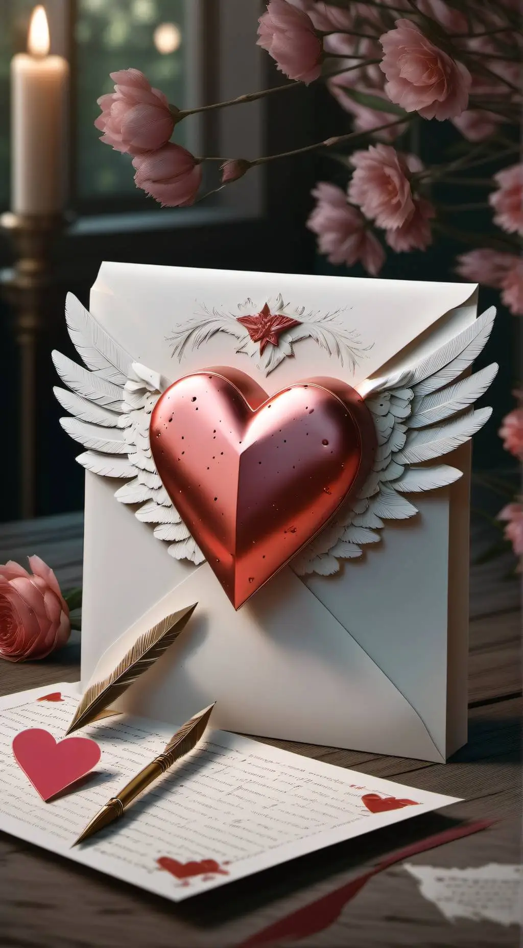 ai character: HH-Valentine's day background