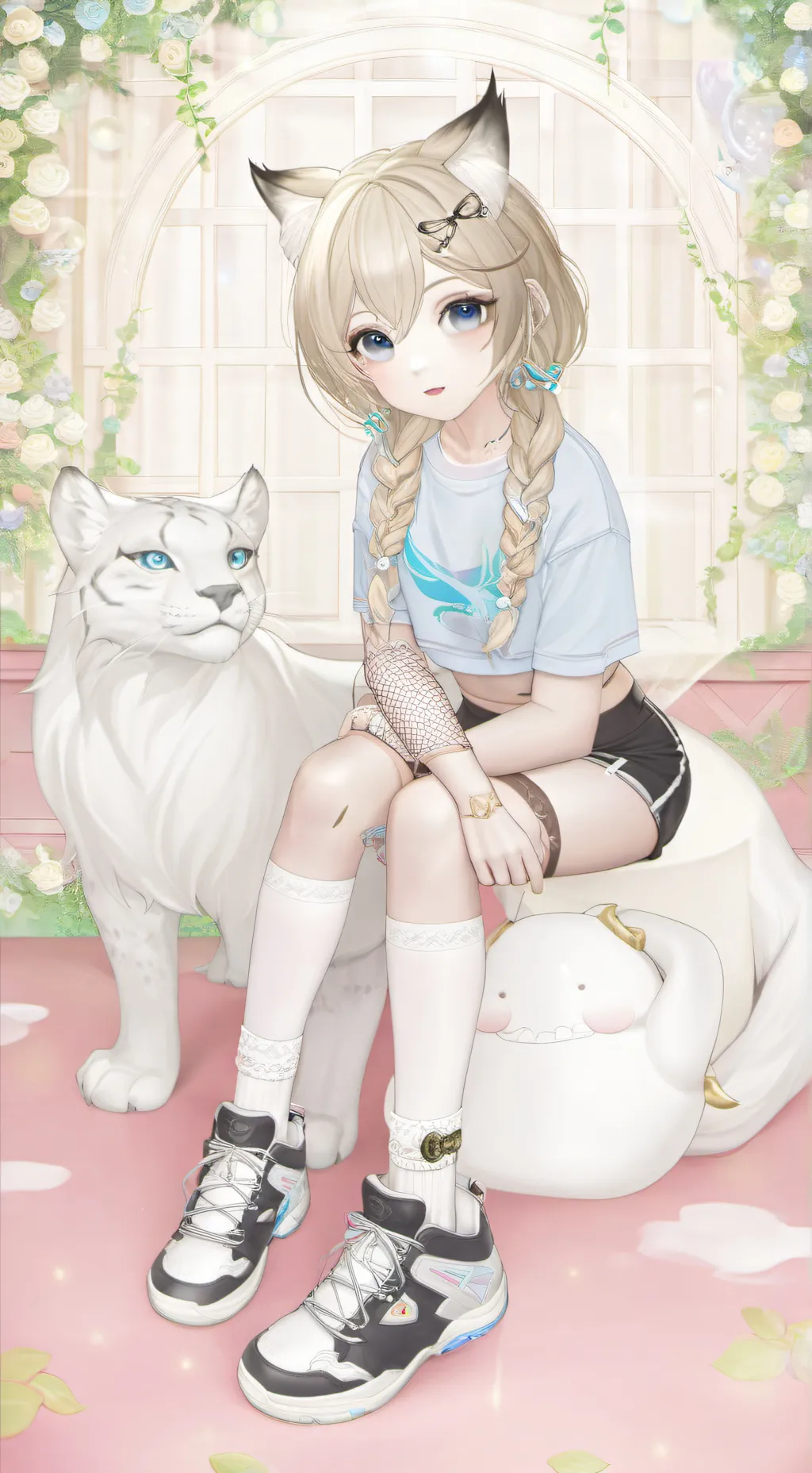 ai character: mha X u background