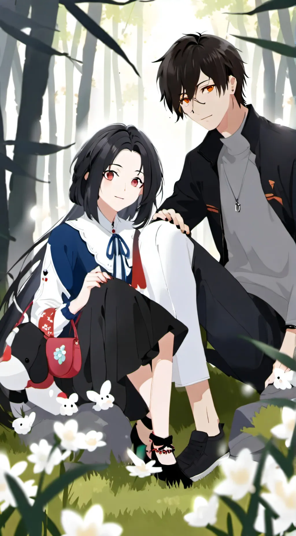 ai character: Laura x Noah  background