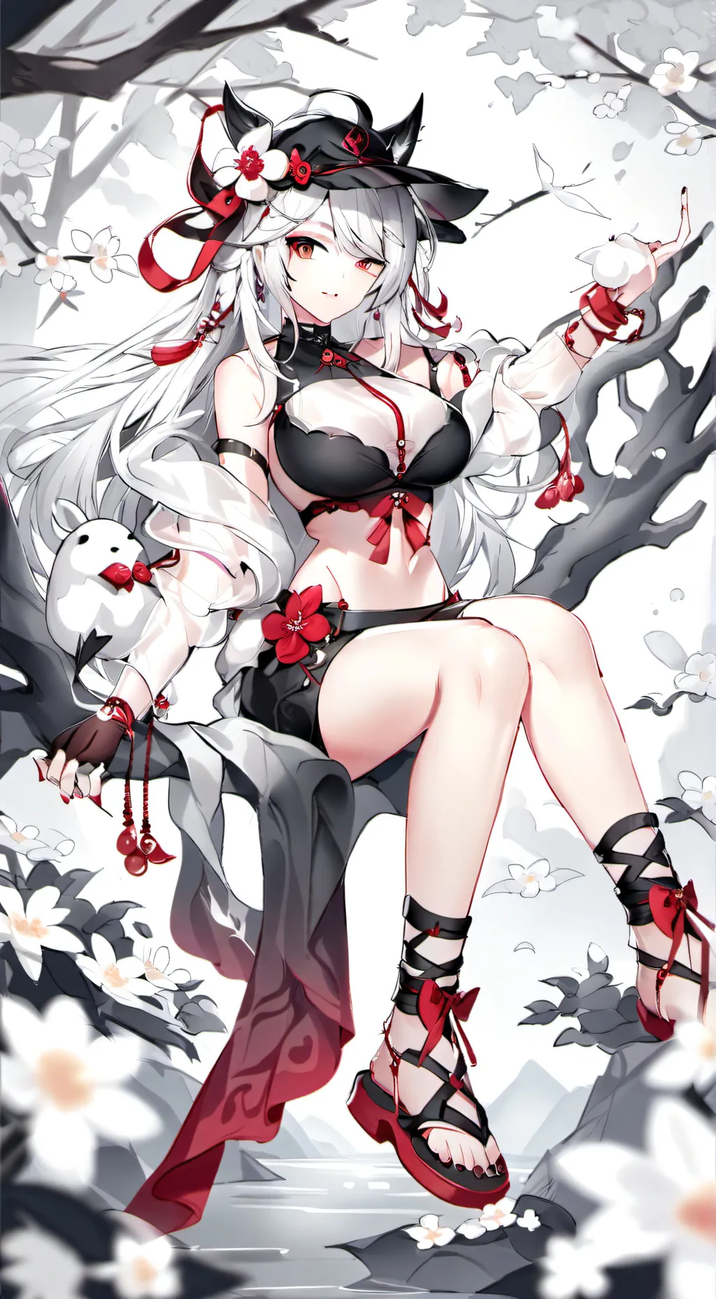 ai character: luna  background