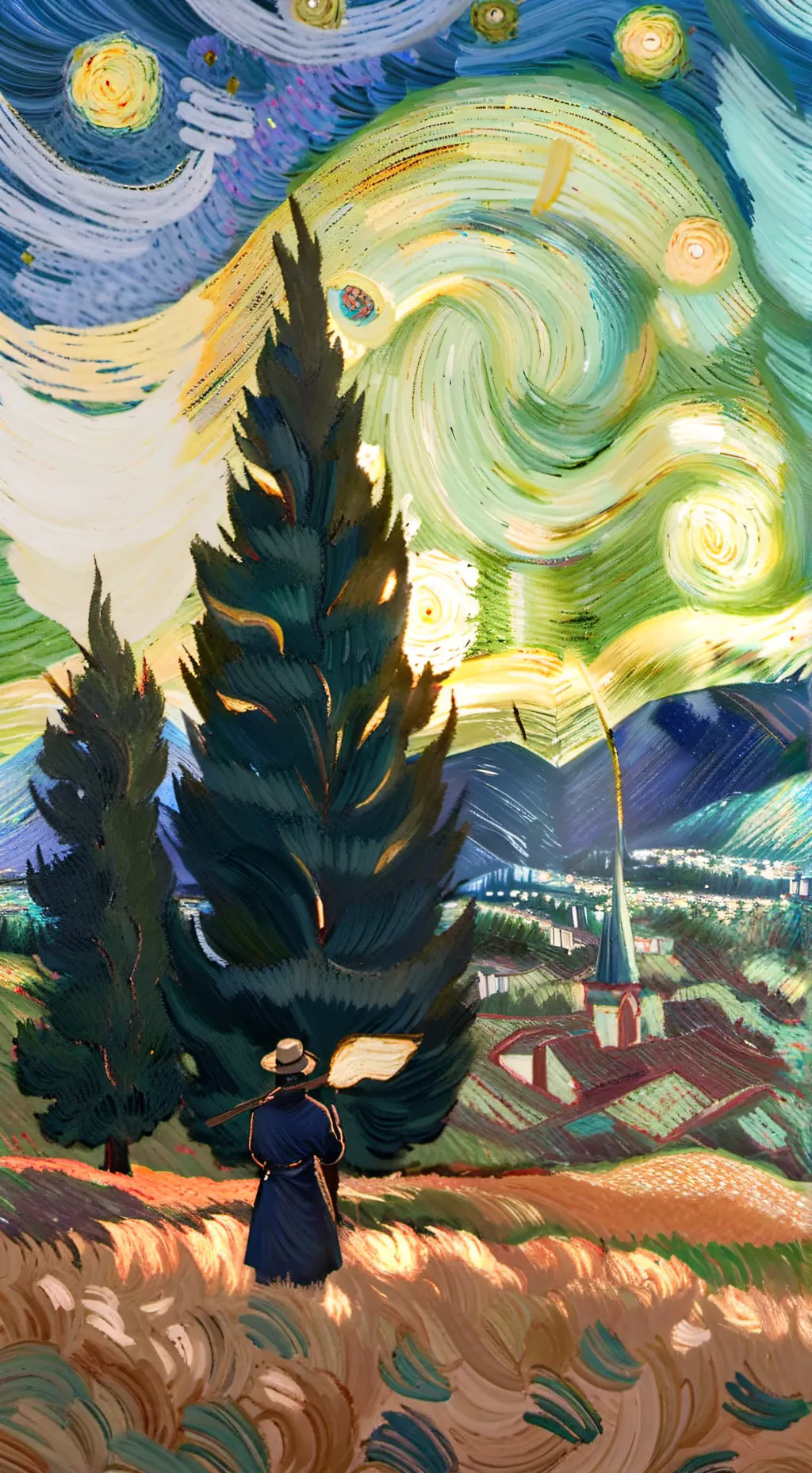 ai character: Word of the day background