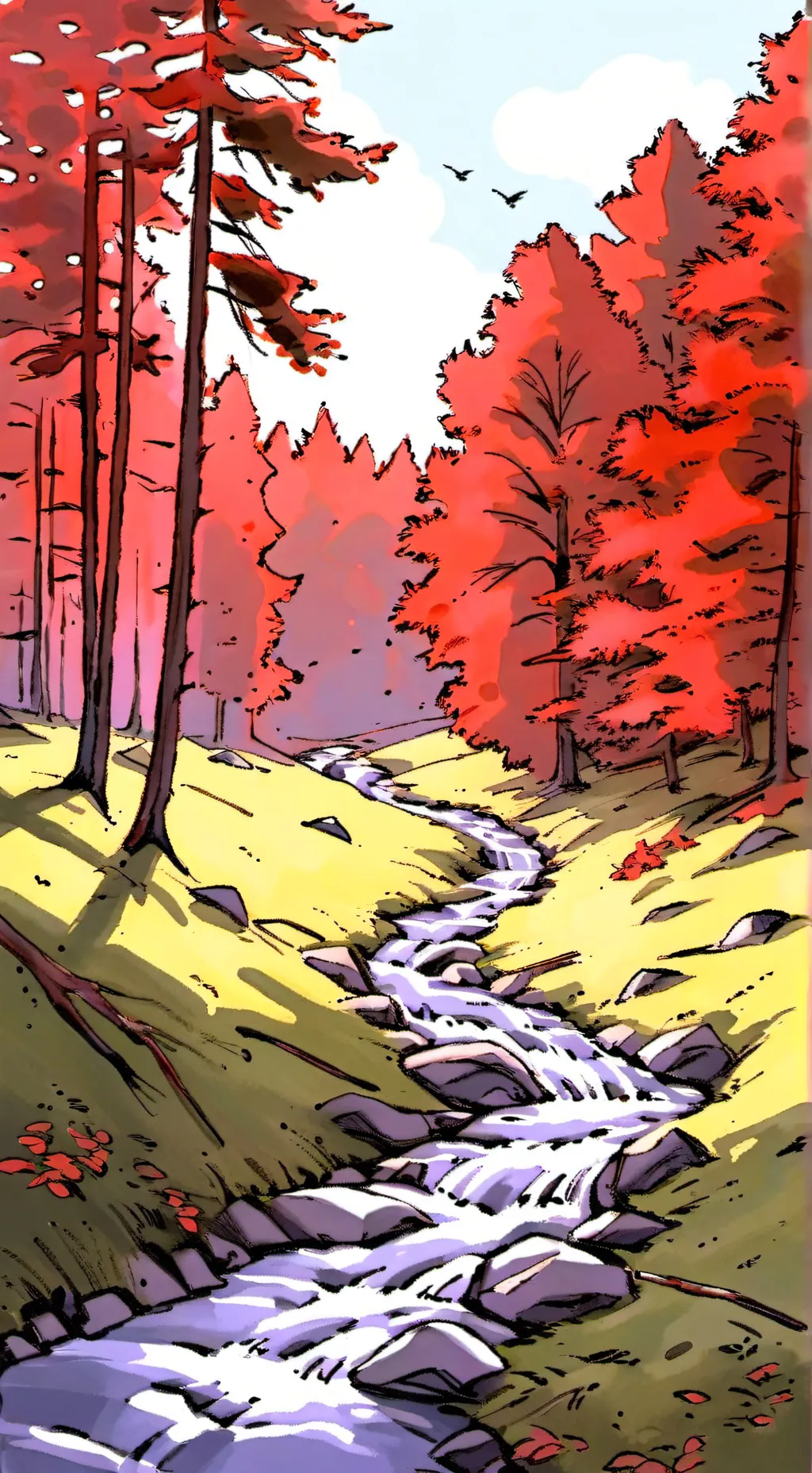 ai character: flutter background