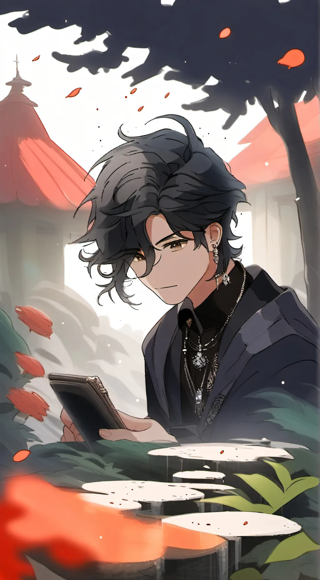 ai character: Ash background