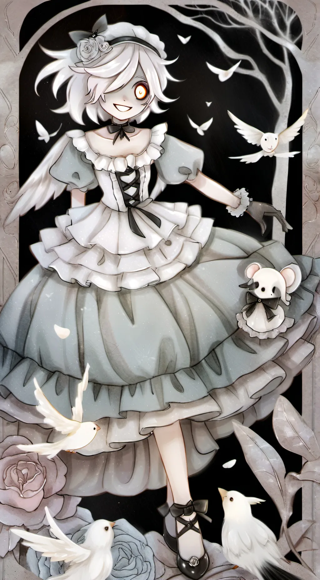 ai character: Элли background