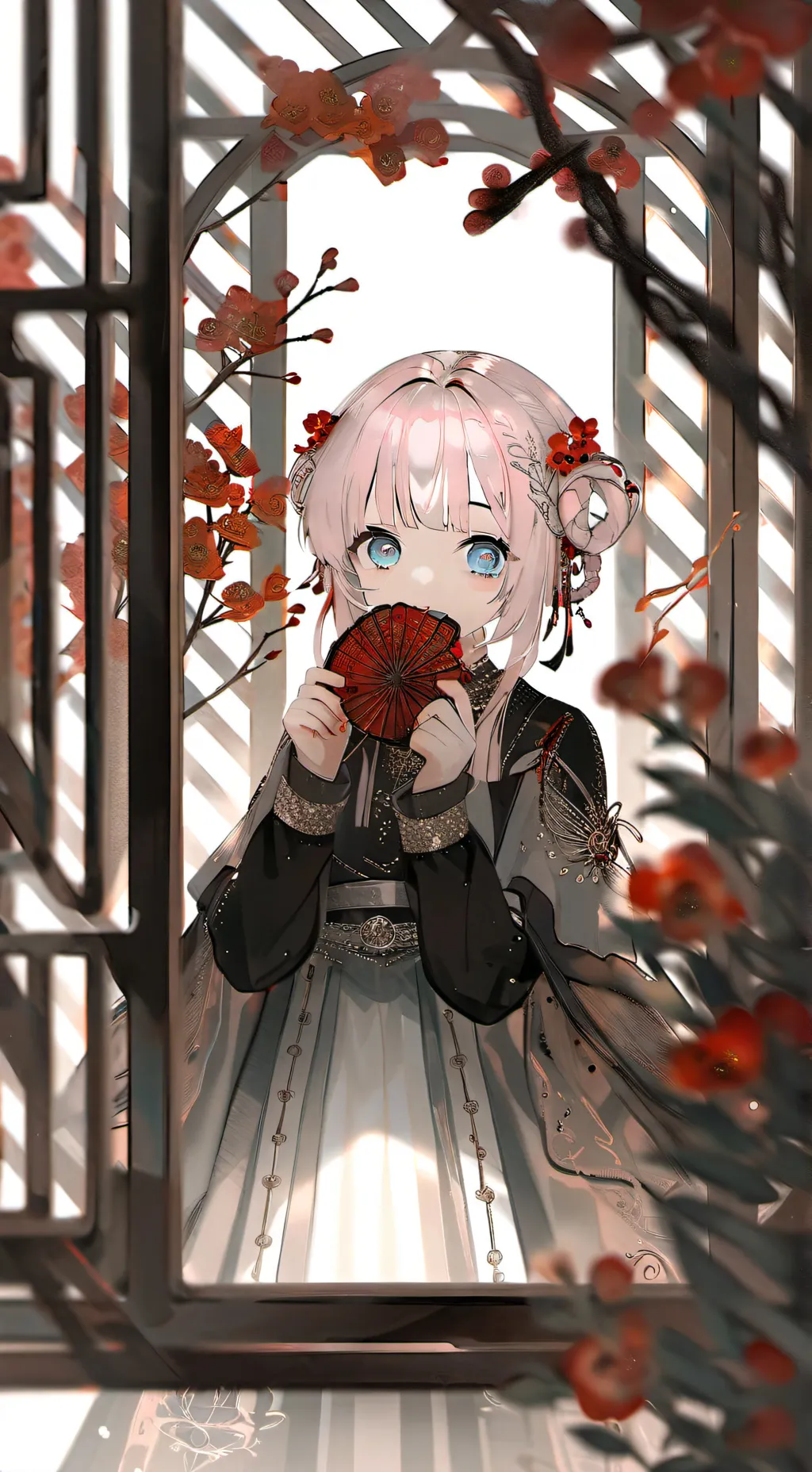 ai character: kny amusment park background