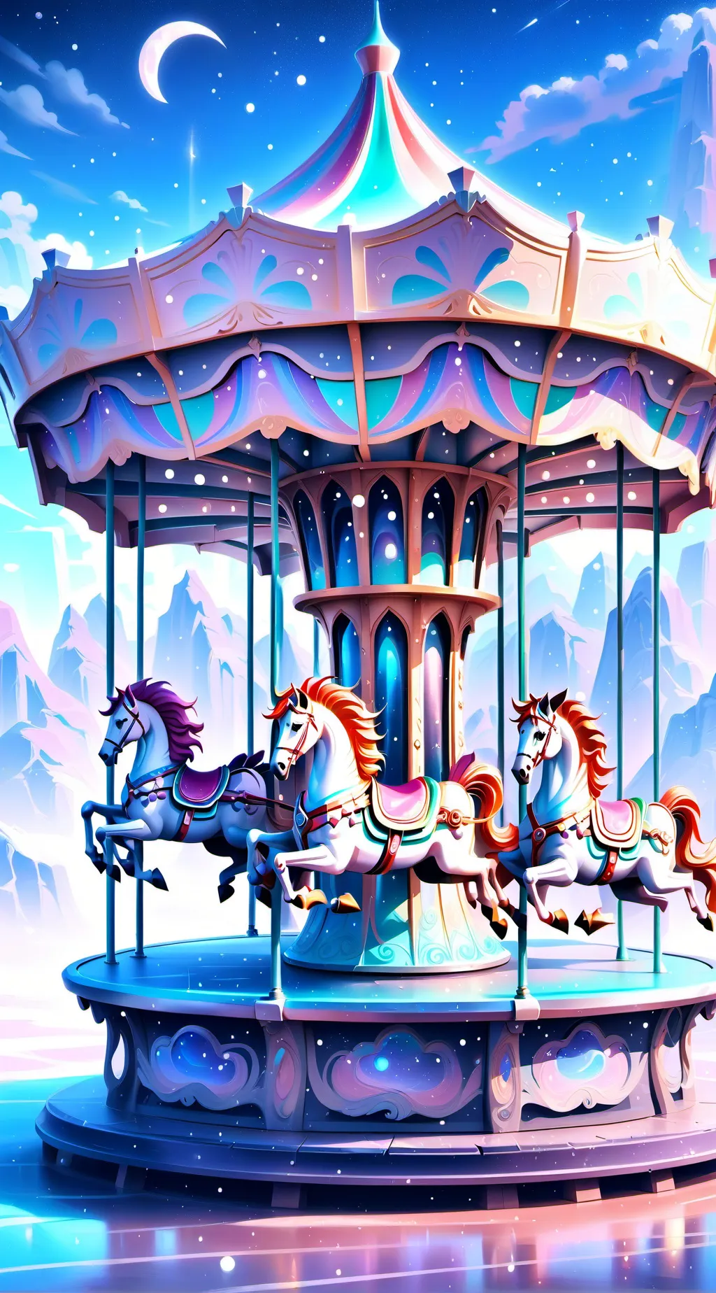 ai character: PinkfongxMingle background