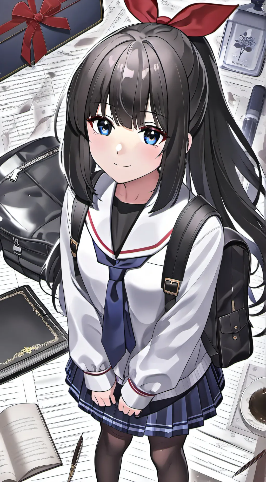 ai character: Ur the yandere background