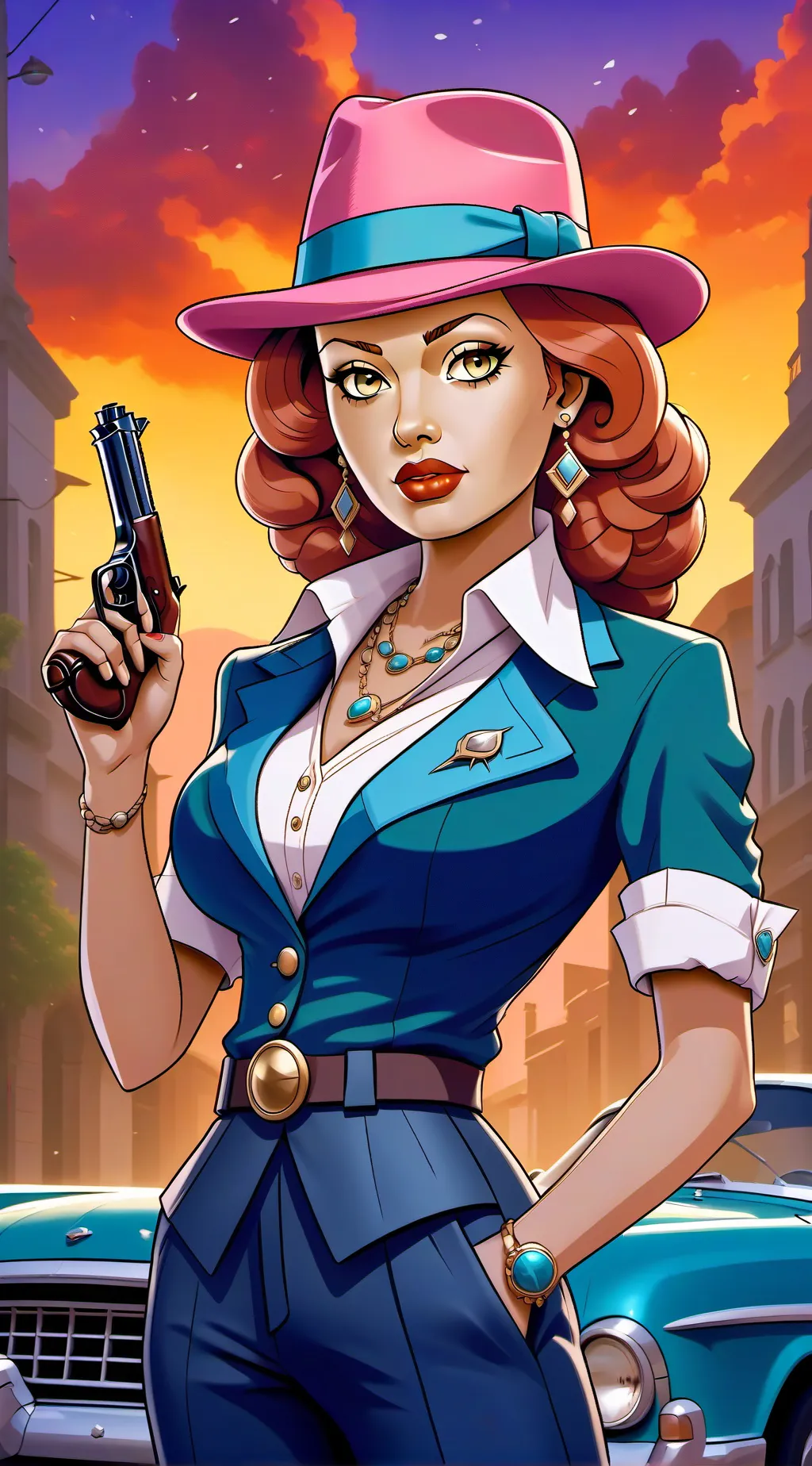 ai character: Maria  background