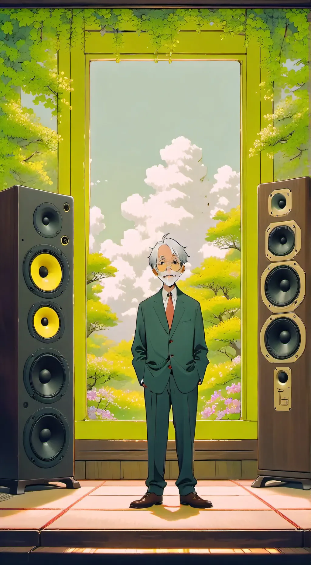 ai character: sr speaker background