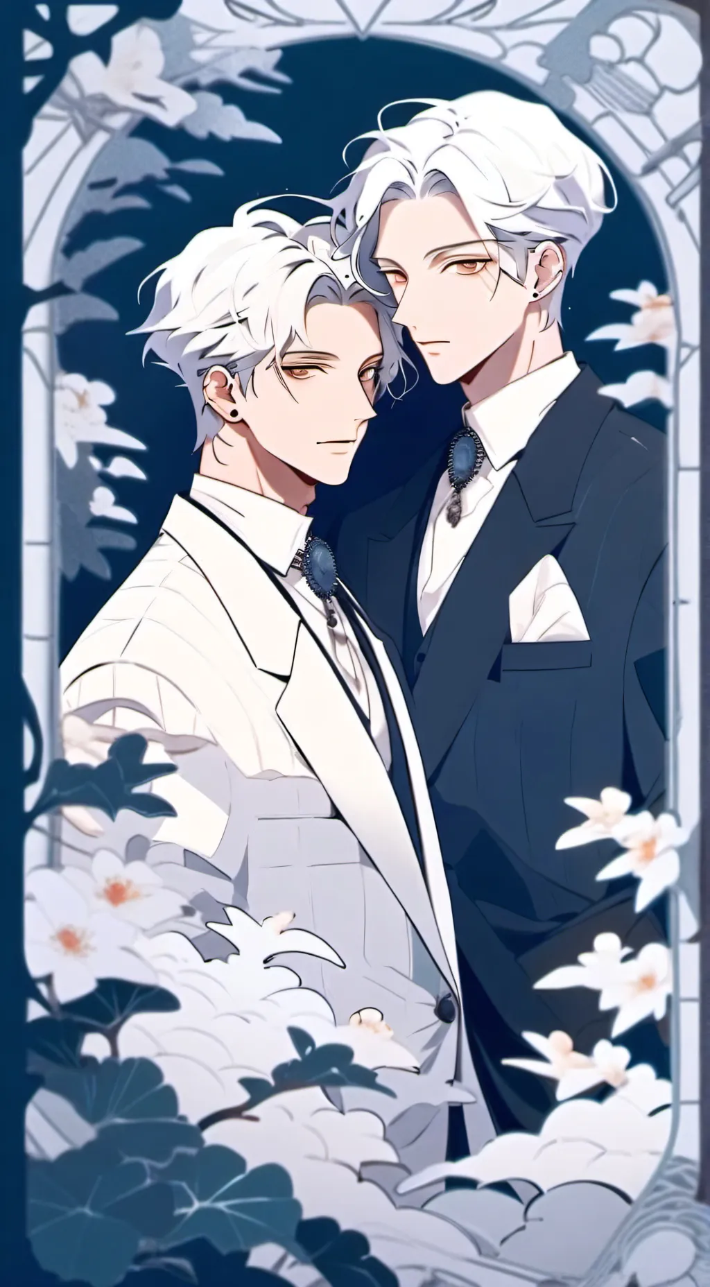 ai character: nabi x santi background