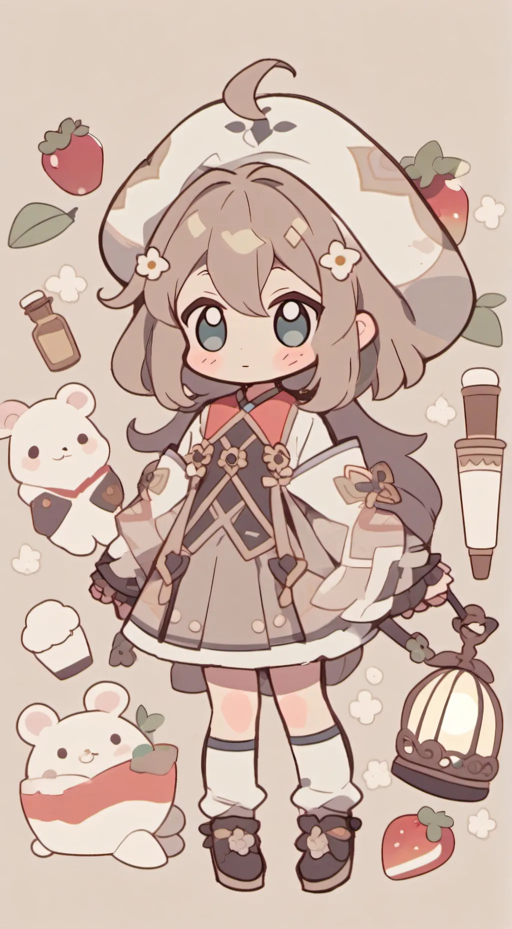 ai character: Tu nv background