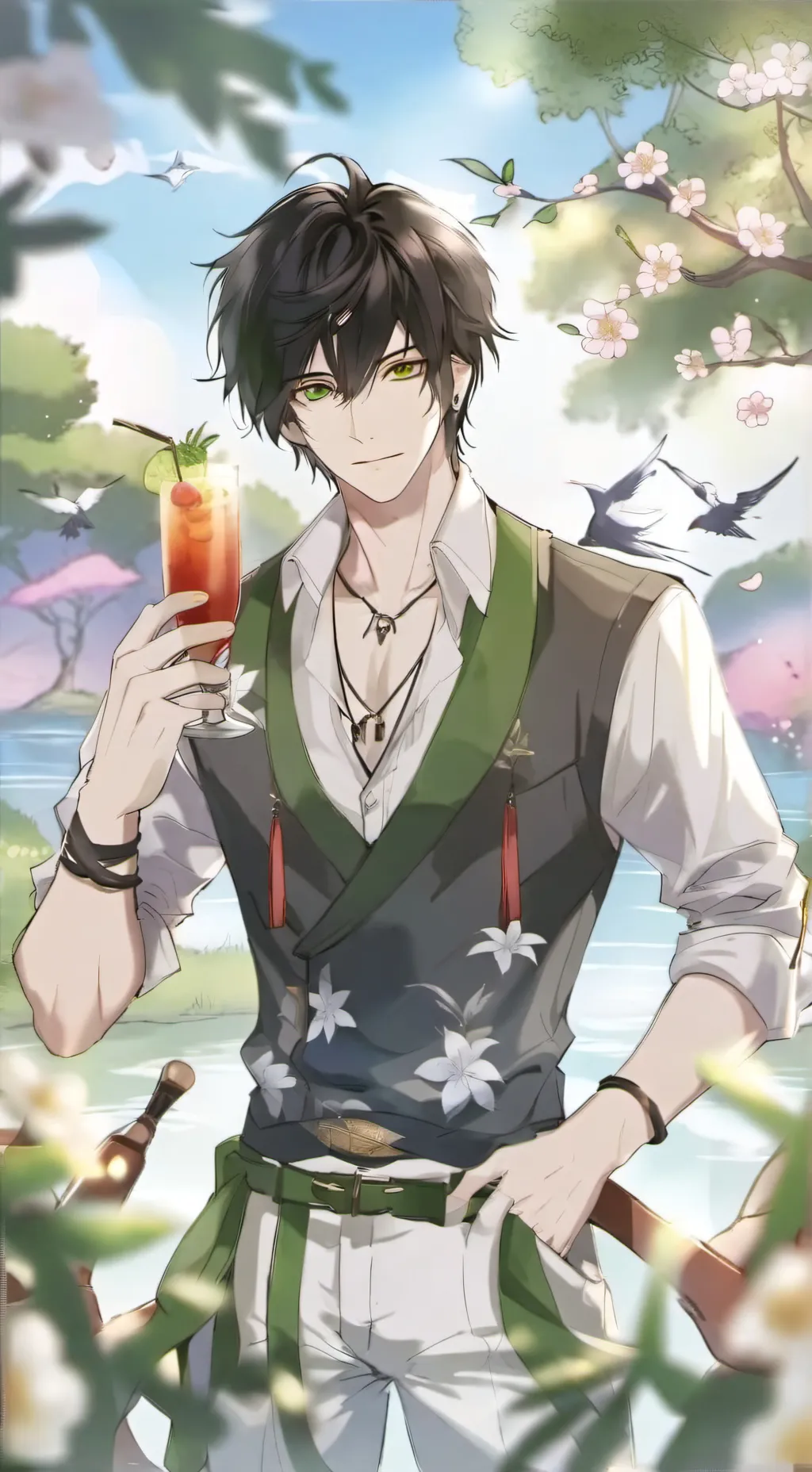 ai character: Elijah James  background