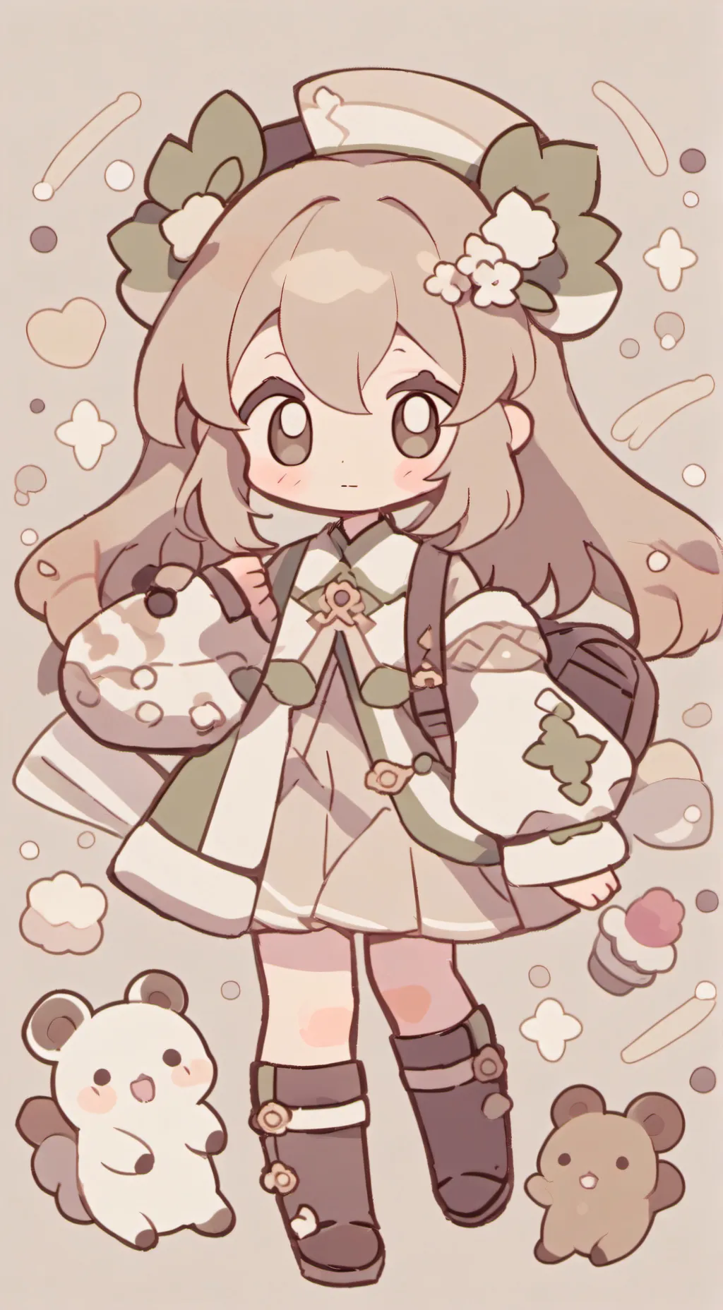 ai character: sick shrimpo?! background