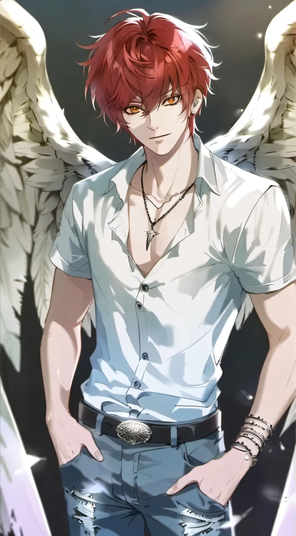 ai character: 🕸️☁️Kío🪽🕸️ background