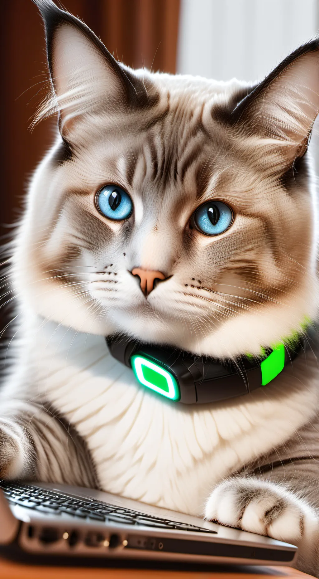 ai character: AstroByte background