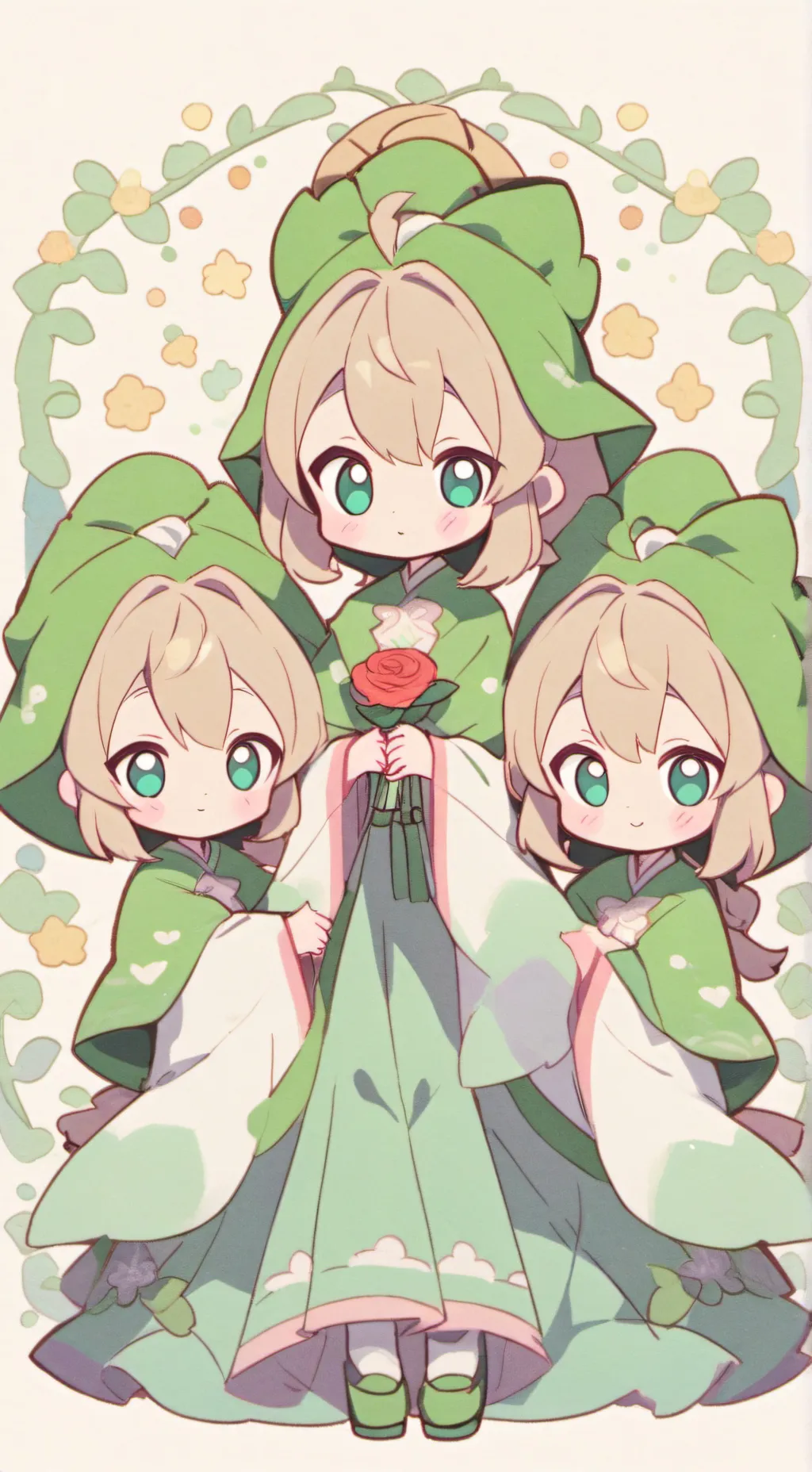 ai character: Emilly, Milly, Nya background