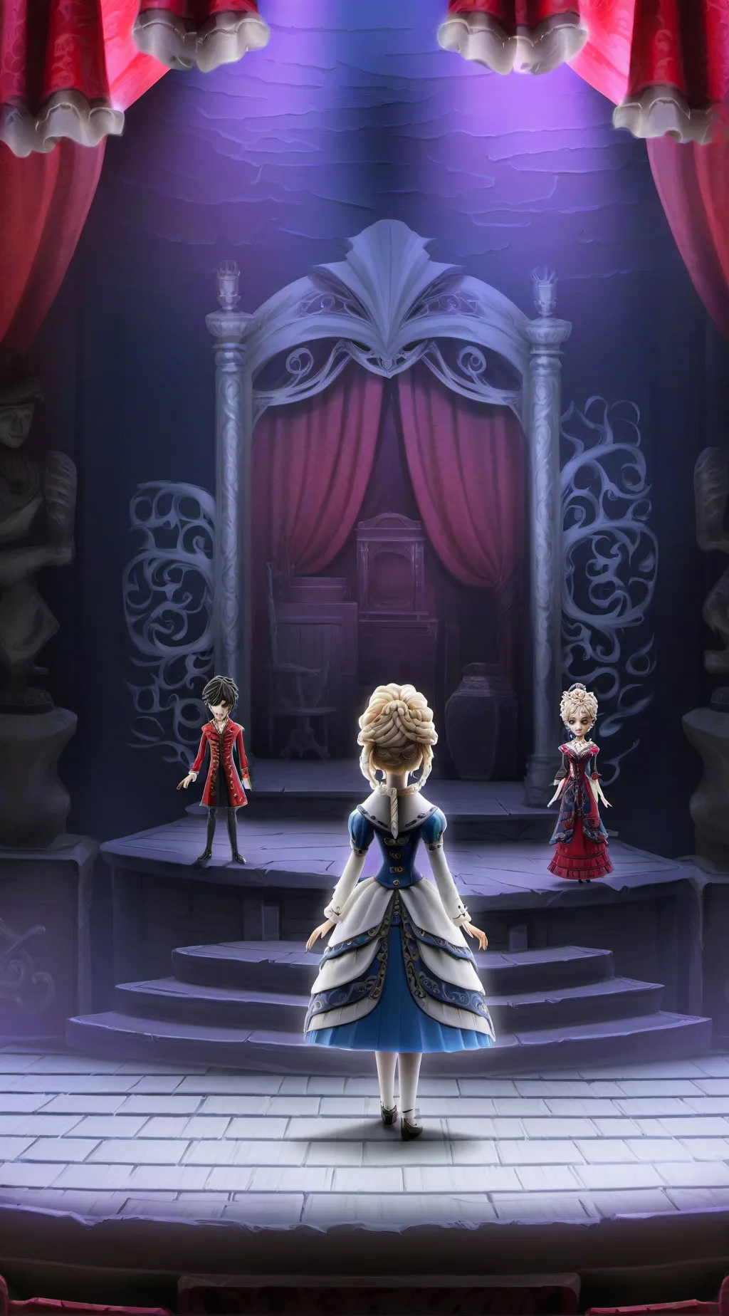 ai character: Drama show background