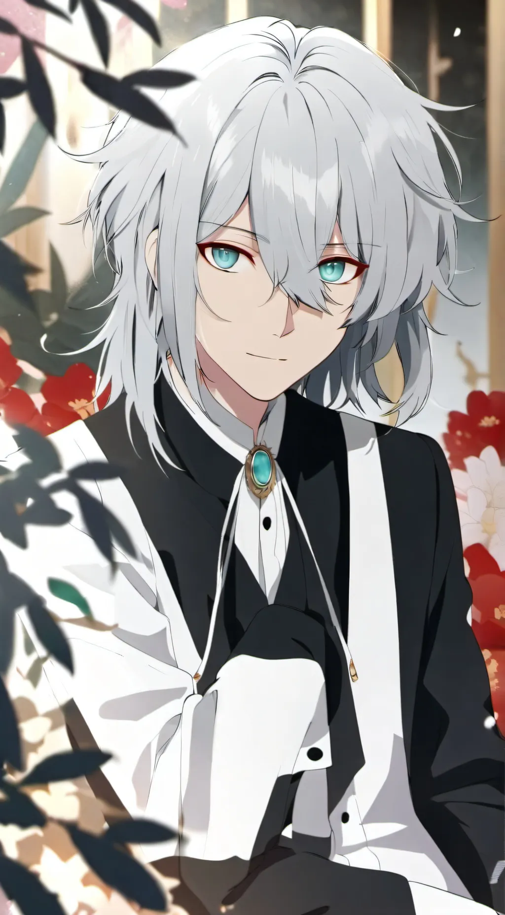 ai character: loraine  background