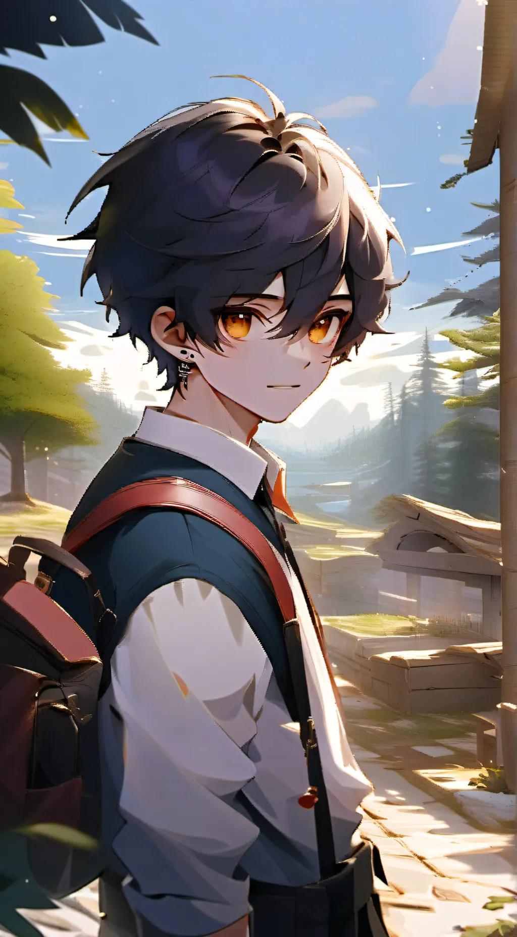 ai character: Noah  background