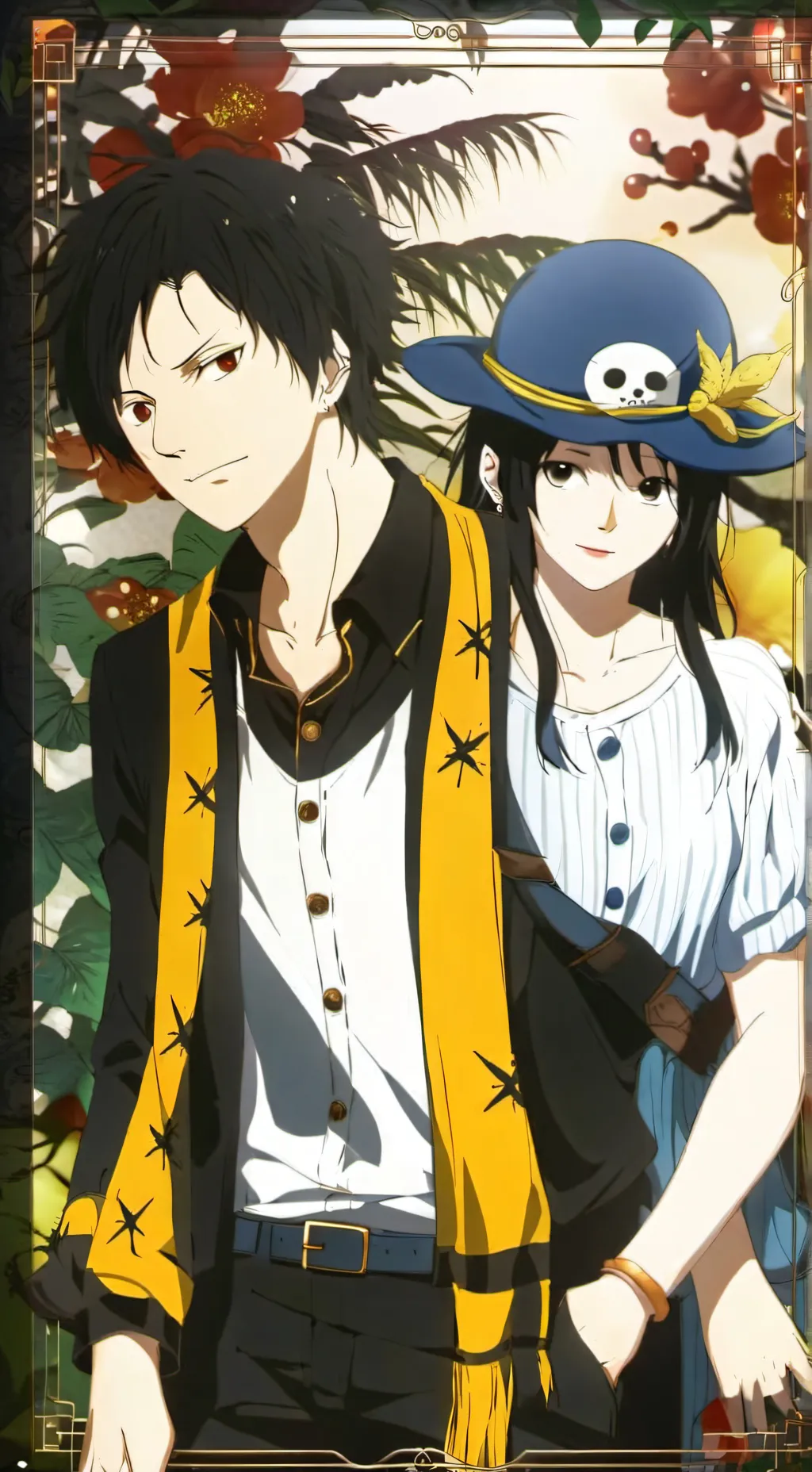 ai character: one piece background