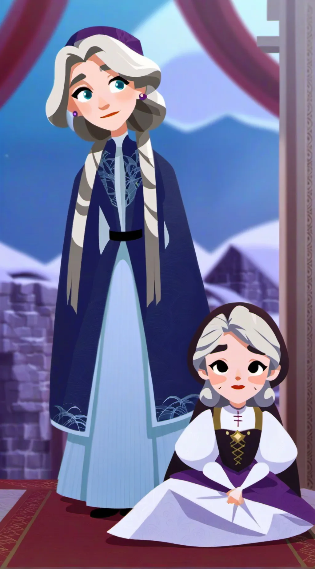 ai character: kny background