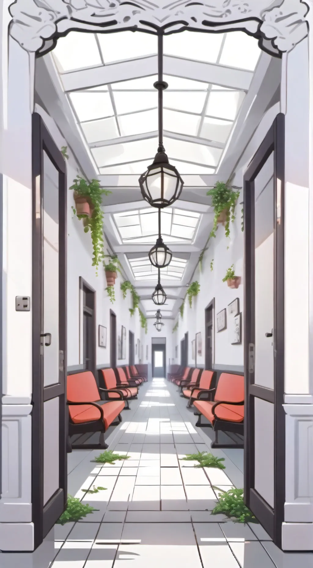 ai character: mental hospital  background