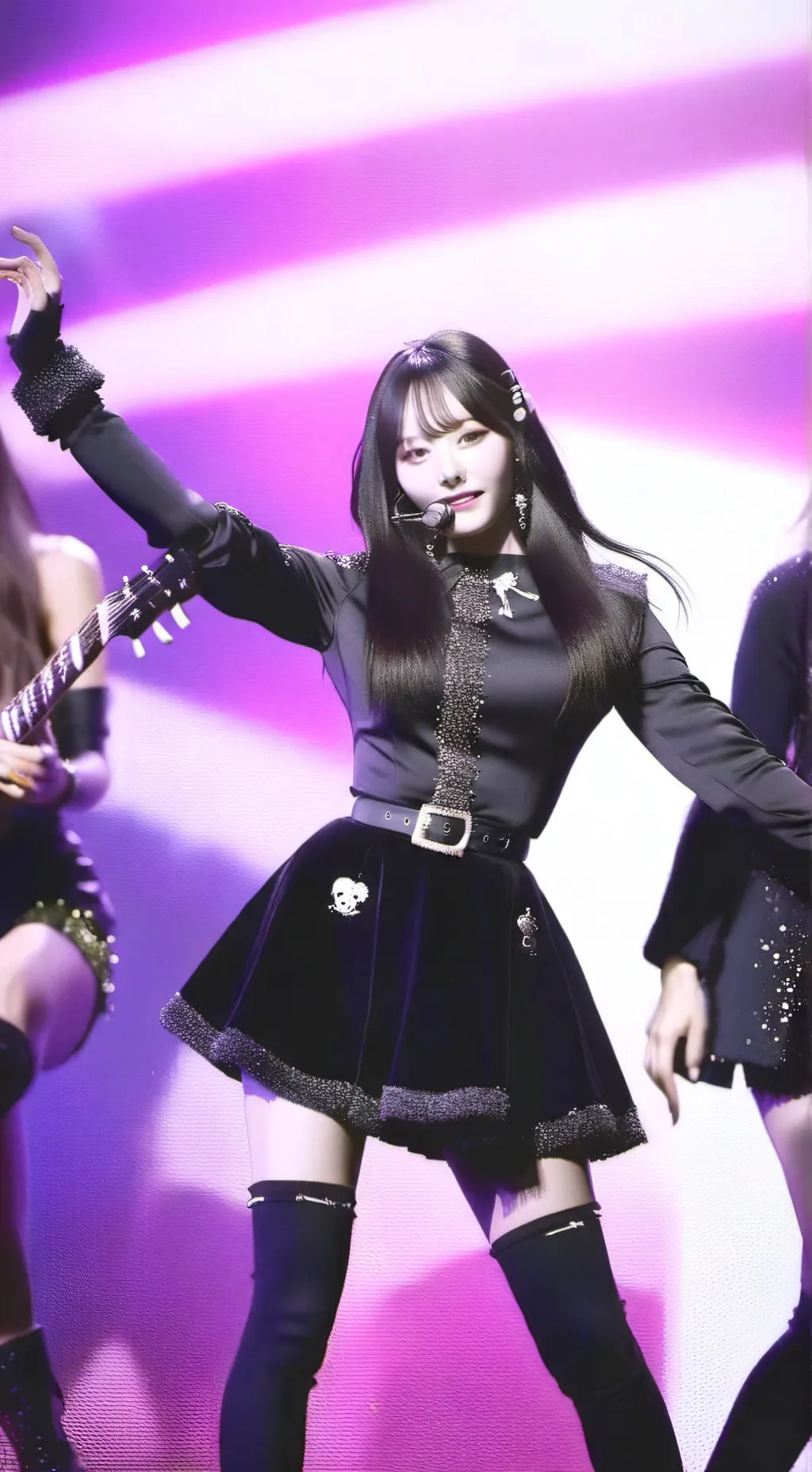 ai character: BlackPink 🩷🖤 background