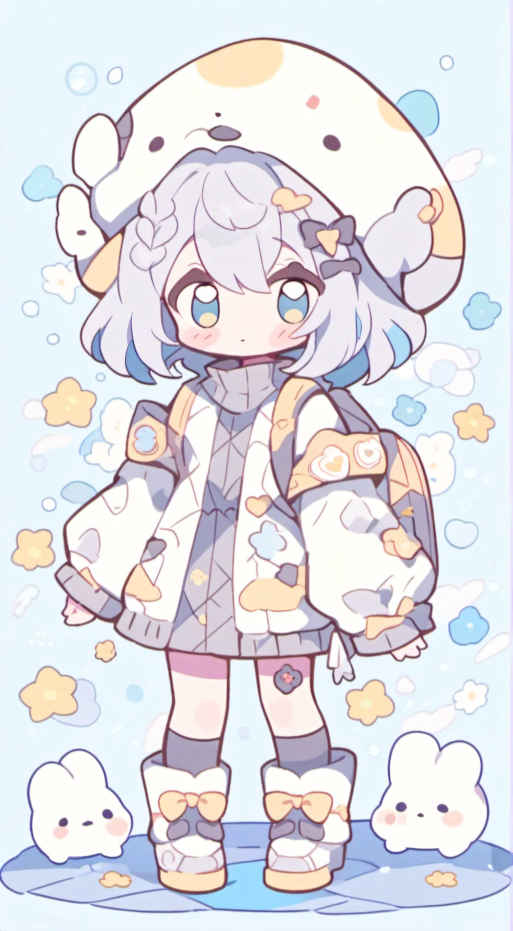 ai character: (Astro x sprout background