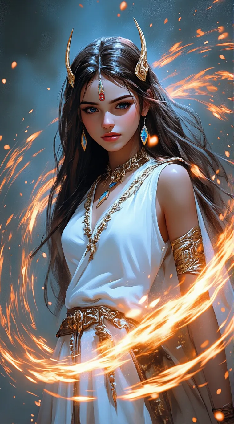 ai character:  Dekus little sis  background