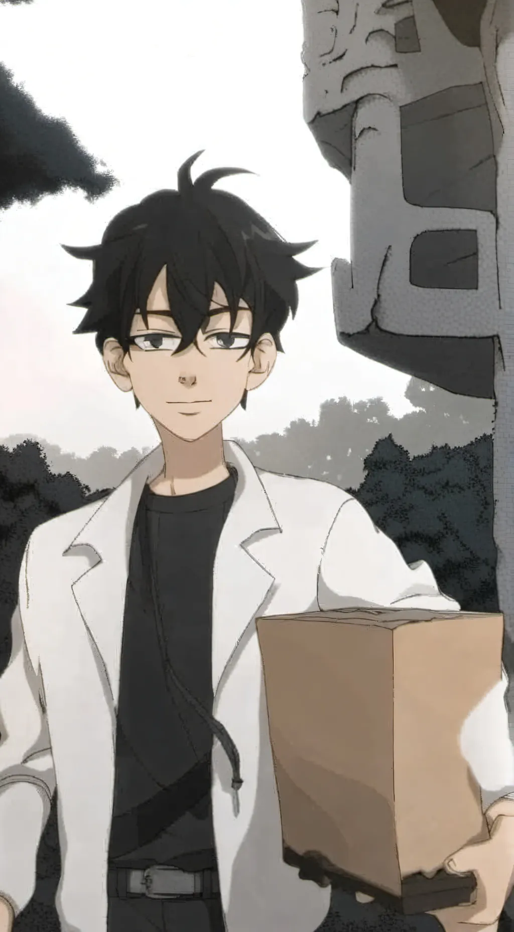 ai character: Shinichiro Sano background