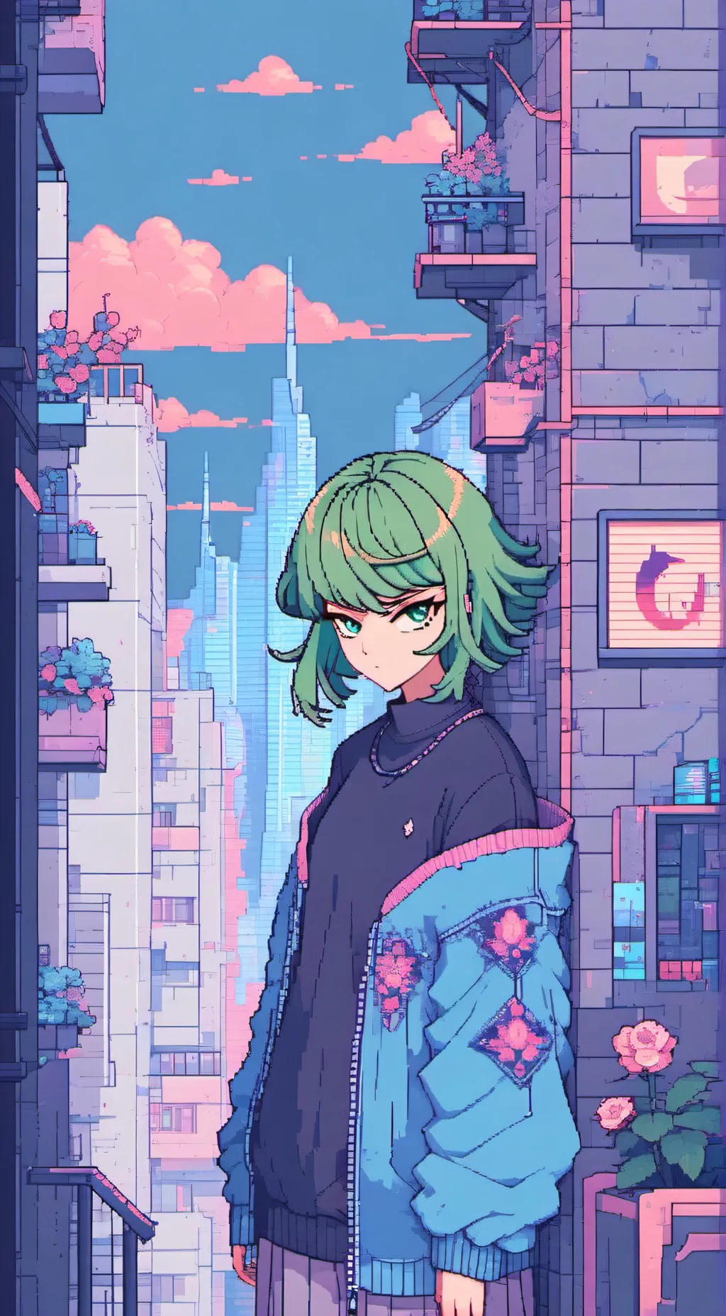 ai character: tatsumaki background