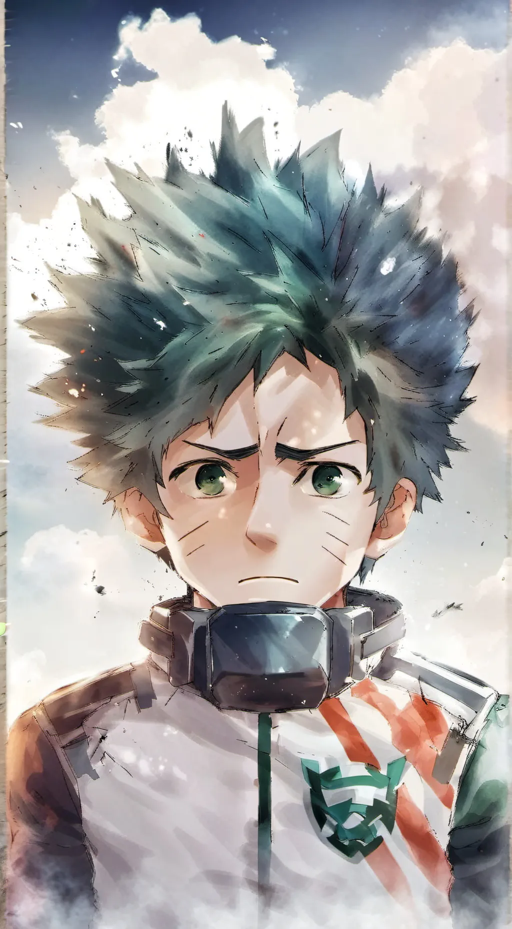 ai character: Car crash background