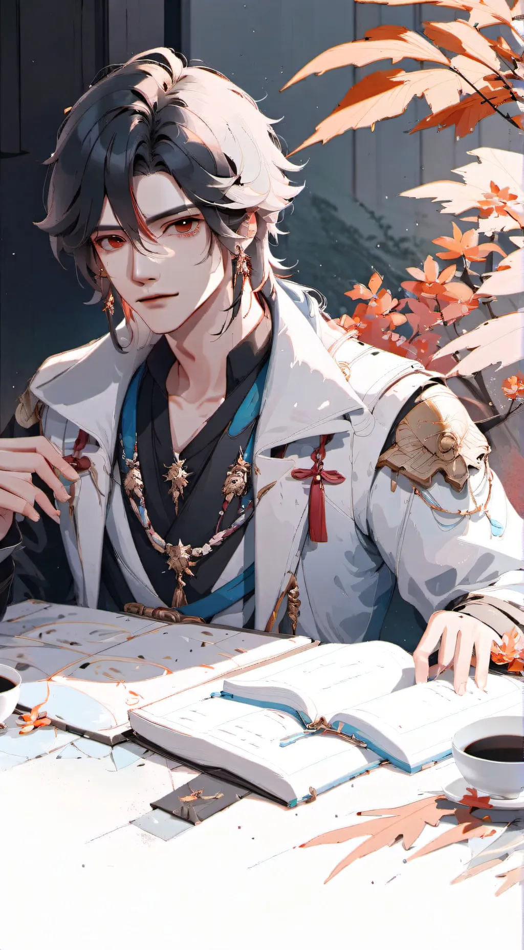 ai character: he is a tomboy  background