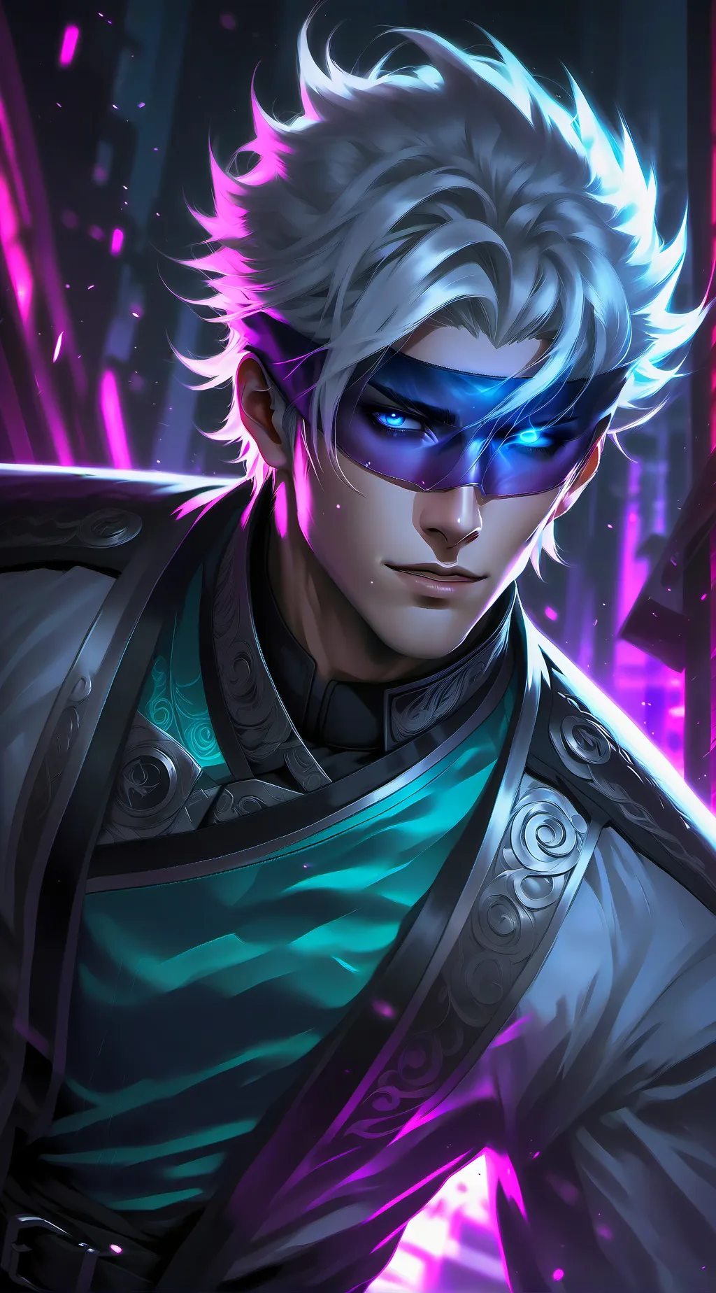 ai character: Satoru Gojo background