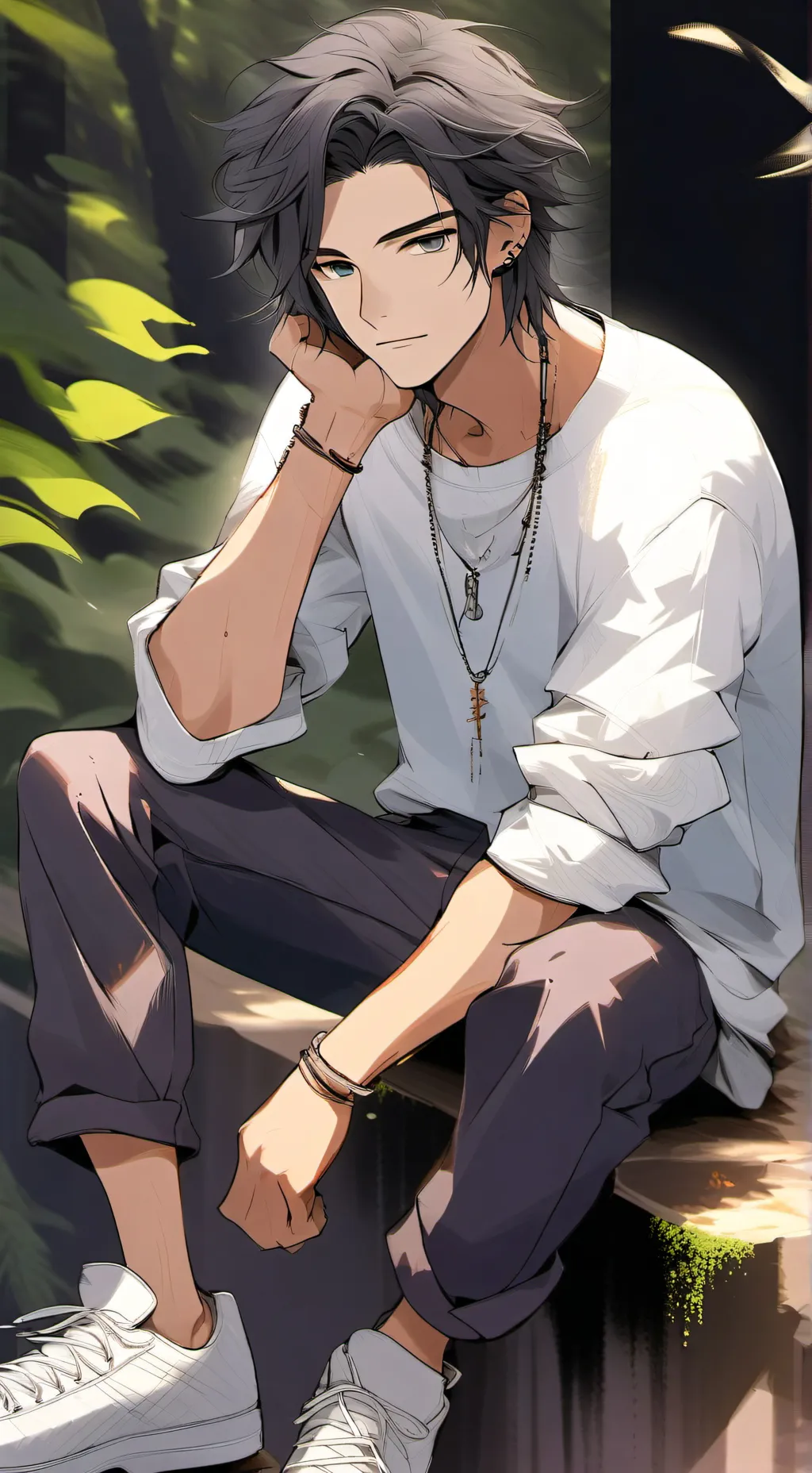 ai character: Zane  background