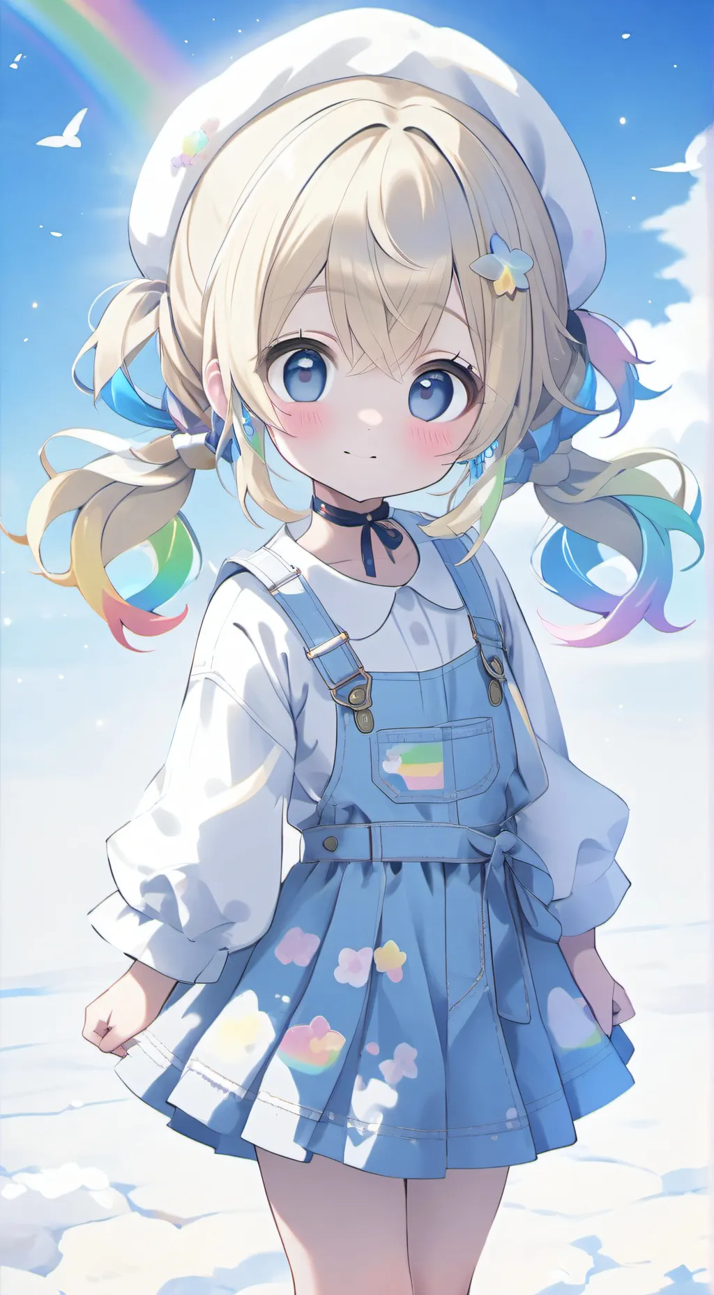 ai character: Little girl background