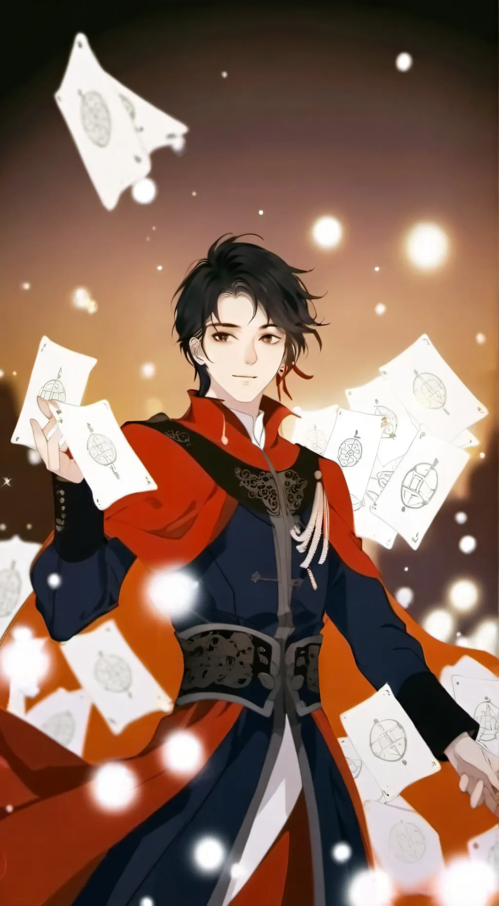 ai character: хоррор background