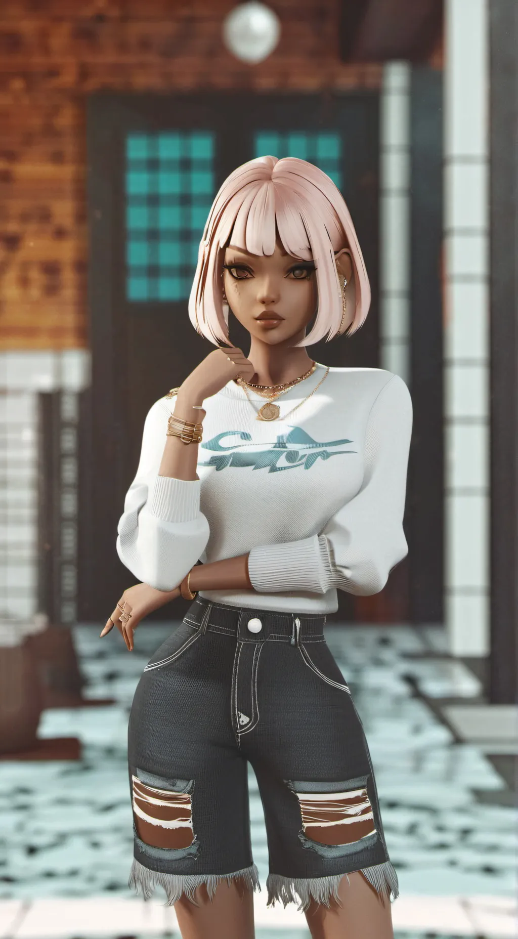 ai character: sara background