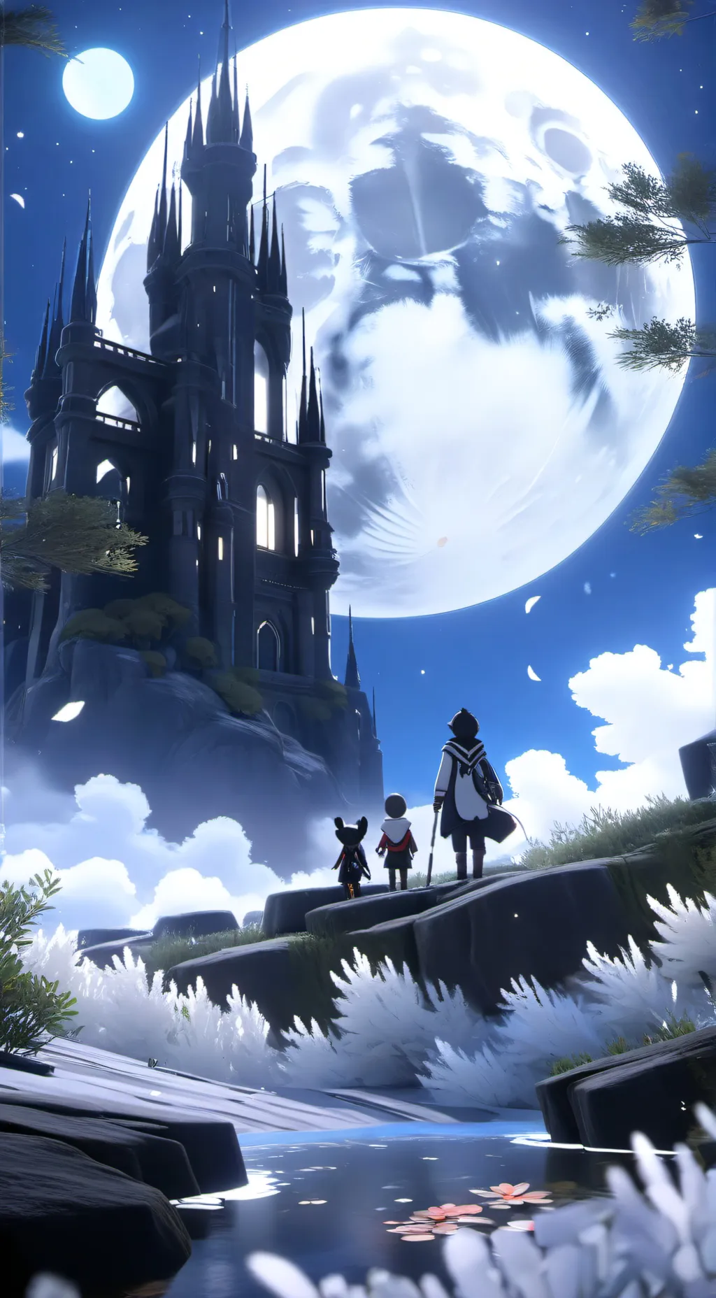 ai character: lunas dark side background