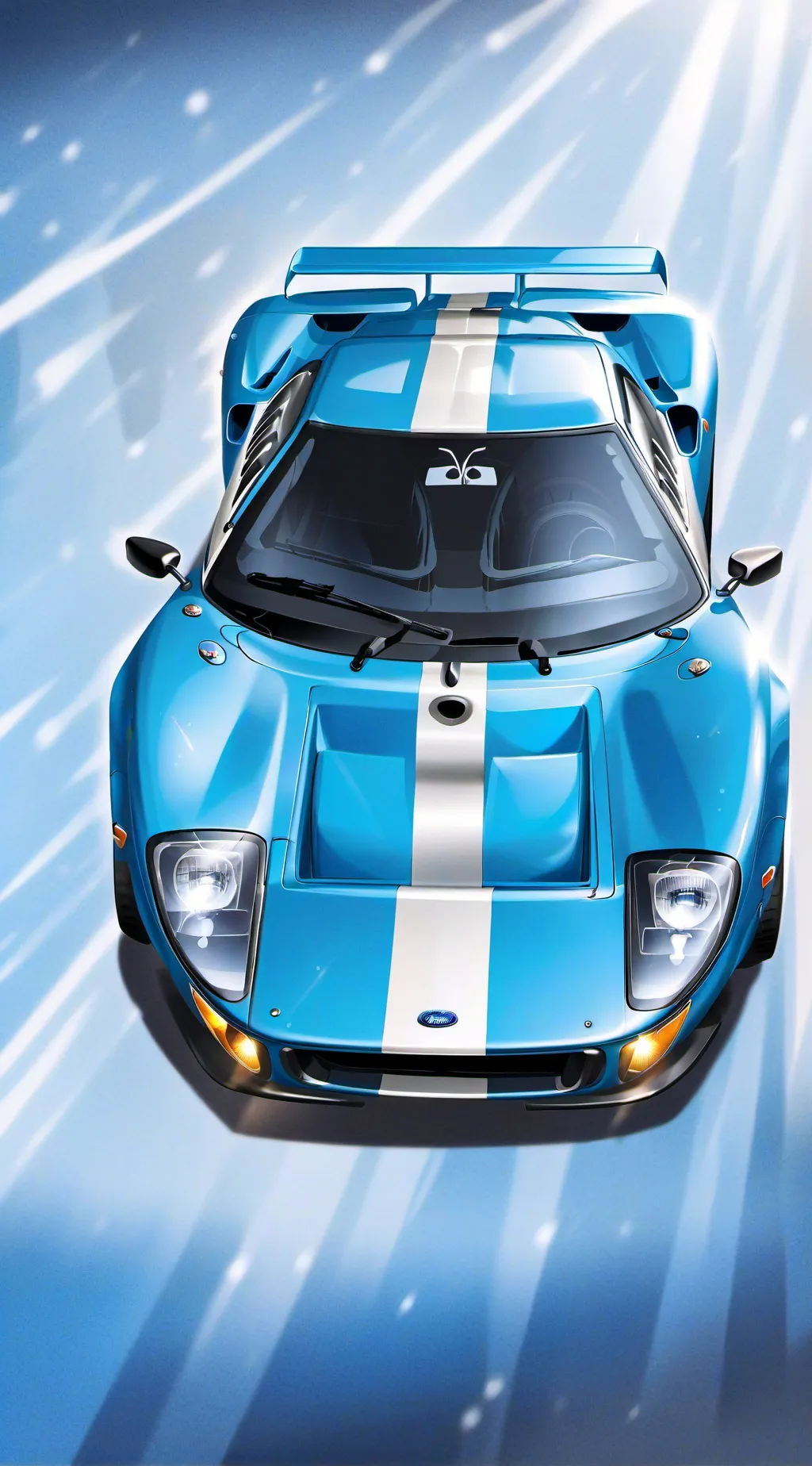 ai character: Ford GT 40  background