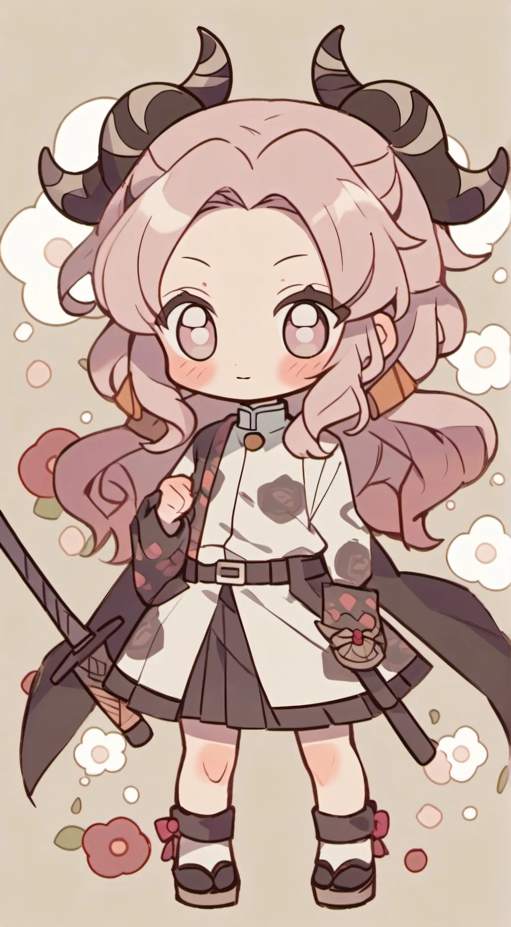 ai character: demon slayer (3)  background