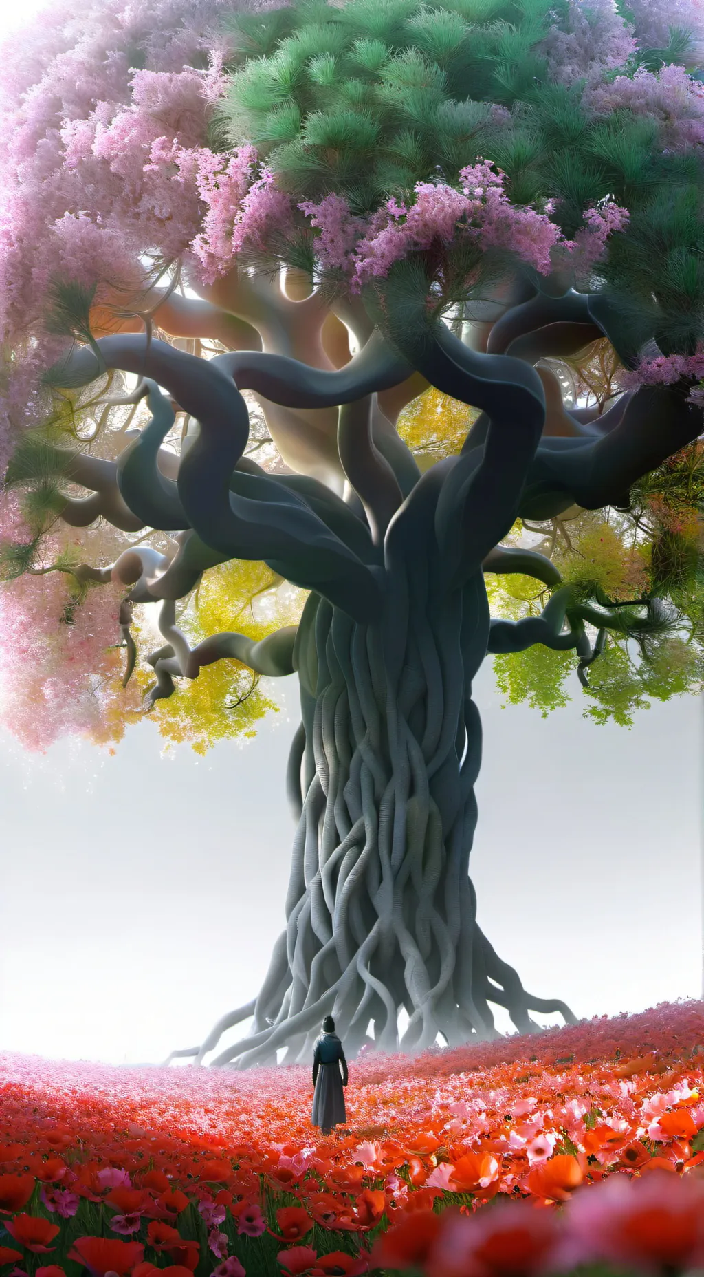 ai character: Polemonium background