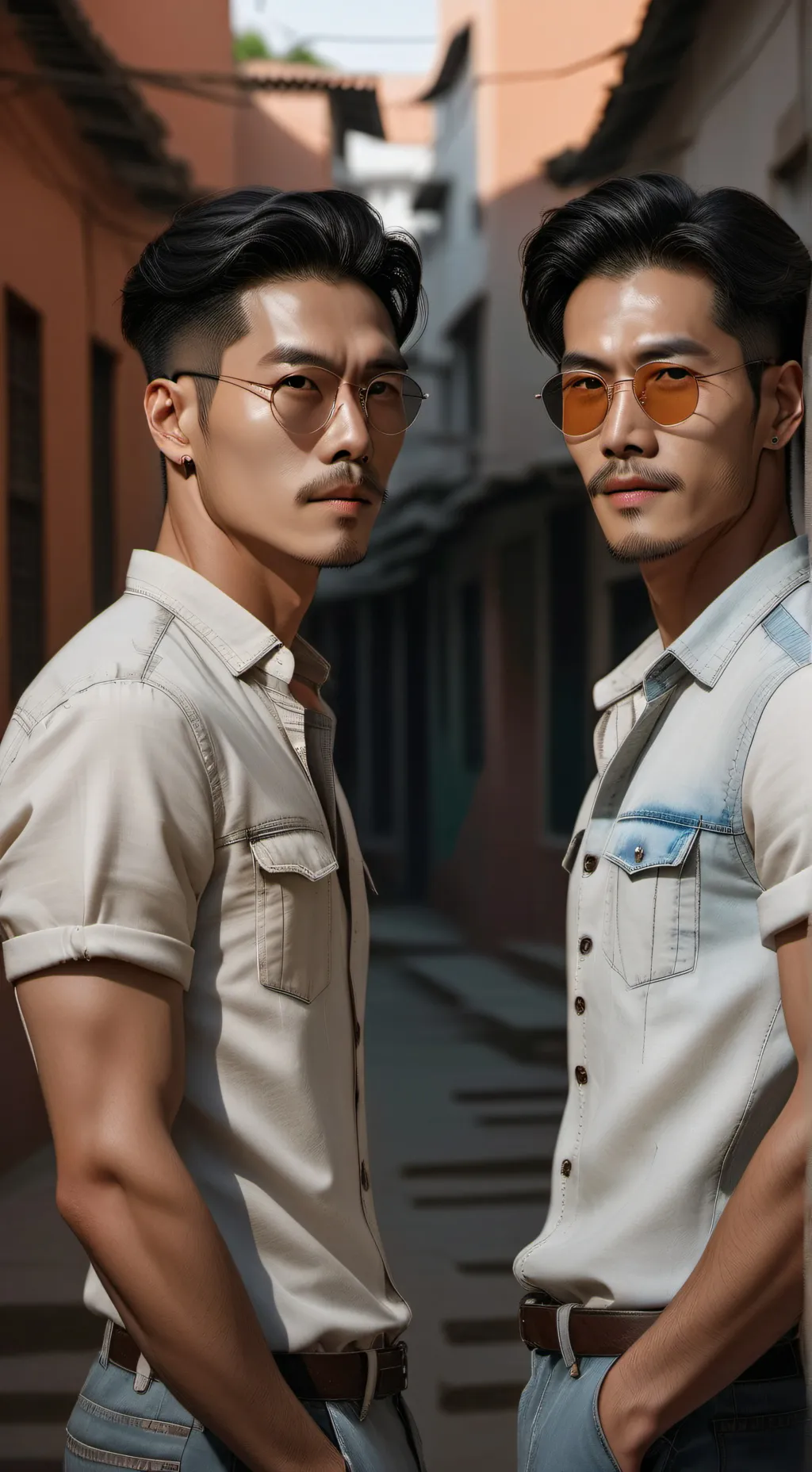 ai character: The Twins  background