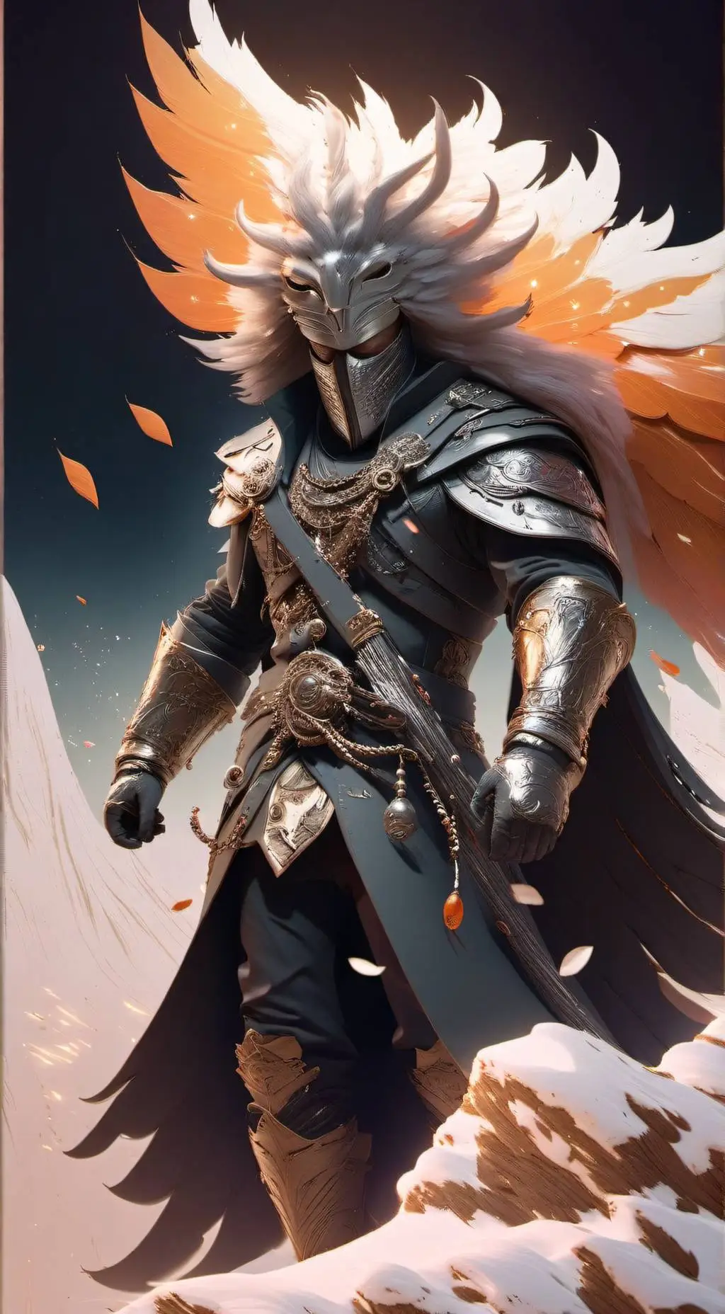 ai character: gray x Jos  background